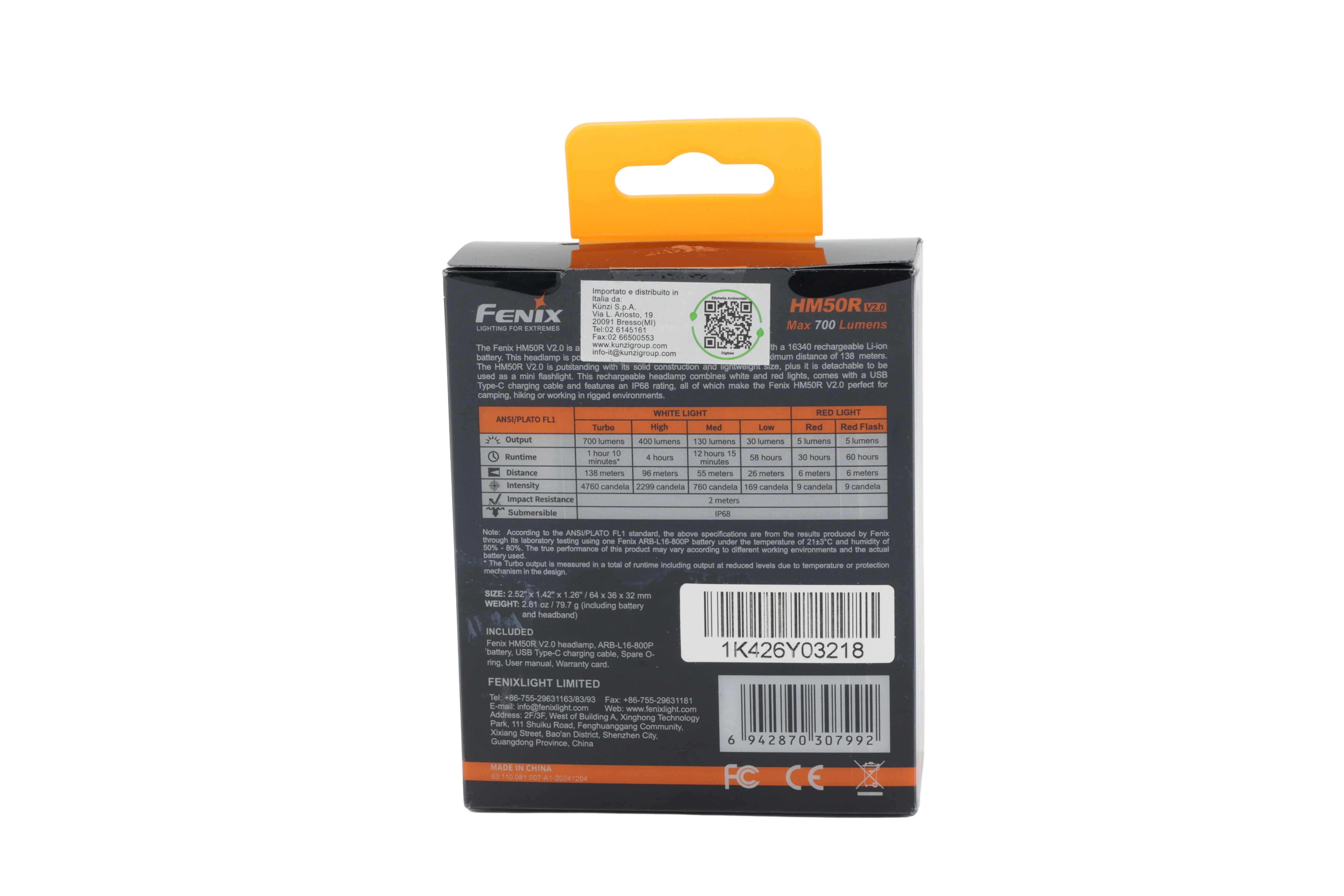Fenix HM50R V2.0 LED-otsalamppu