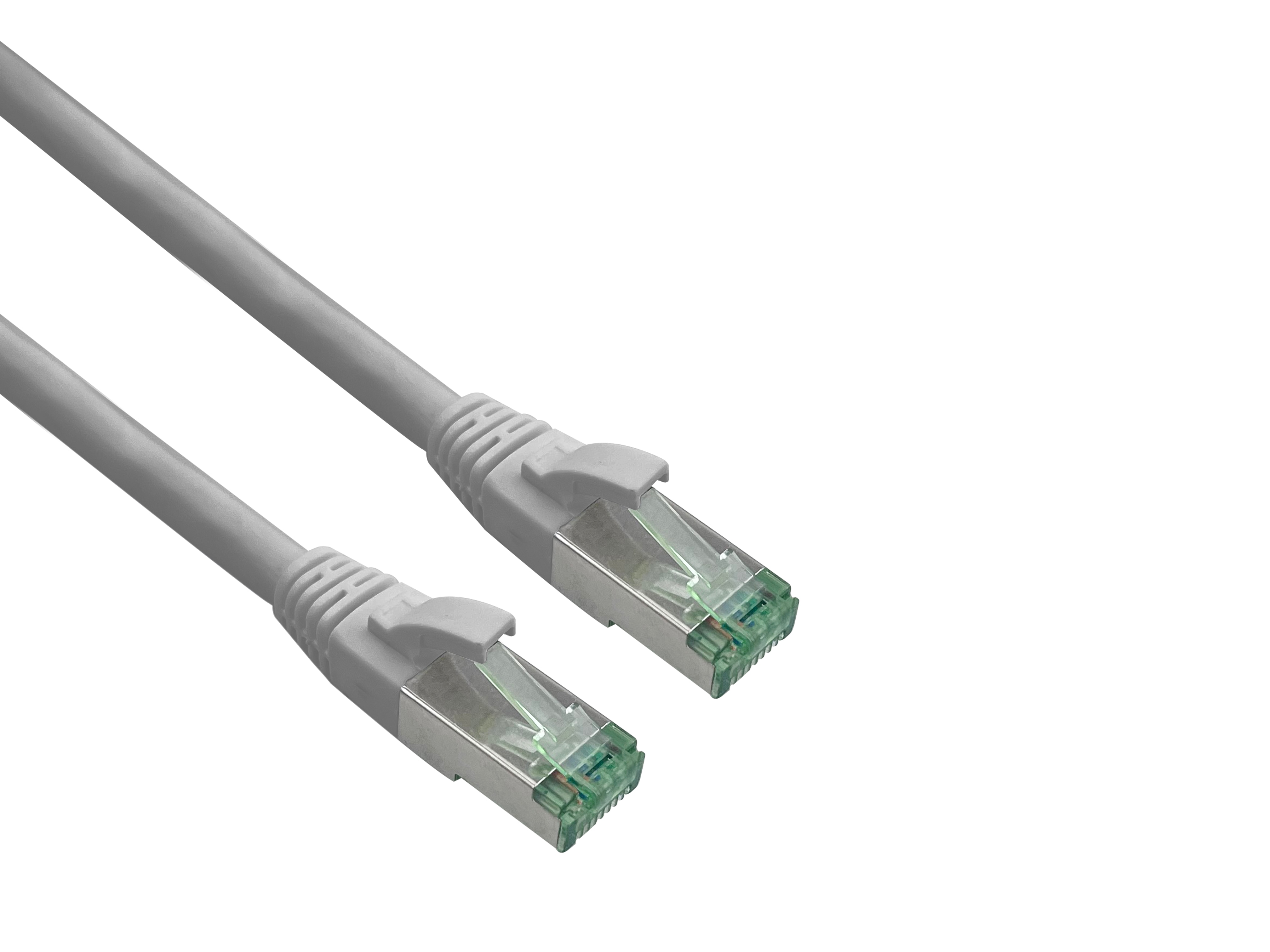 helos patch kaapeli Cat.6a Superflex Cat.7 raaka kaapeli GHMT AWG 26/7 harmaa 2.0m 2.0m 2.0m