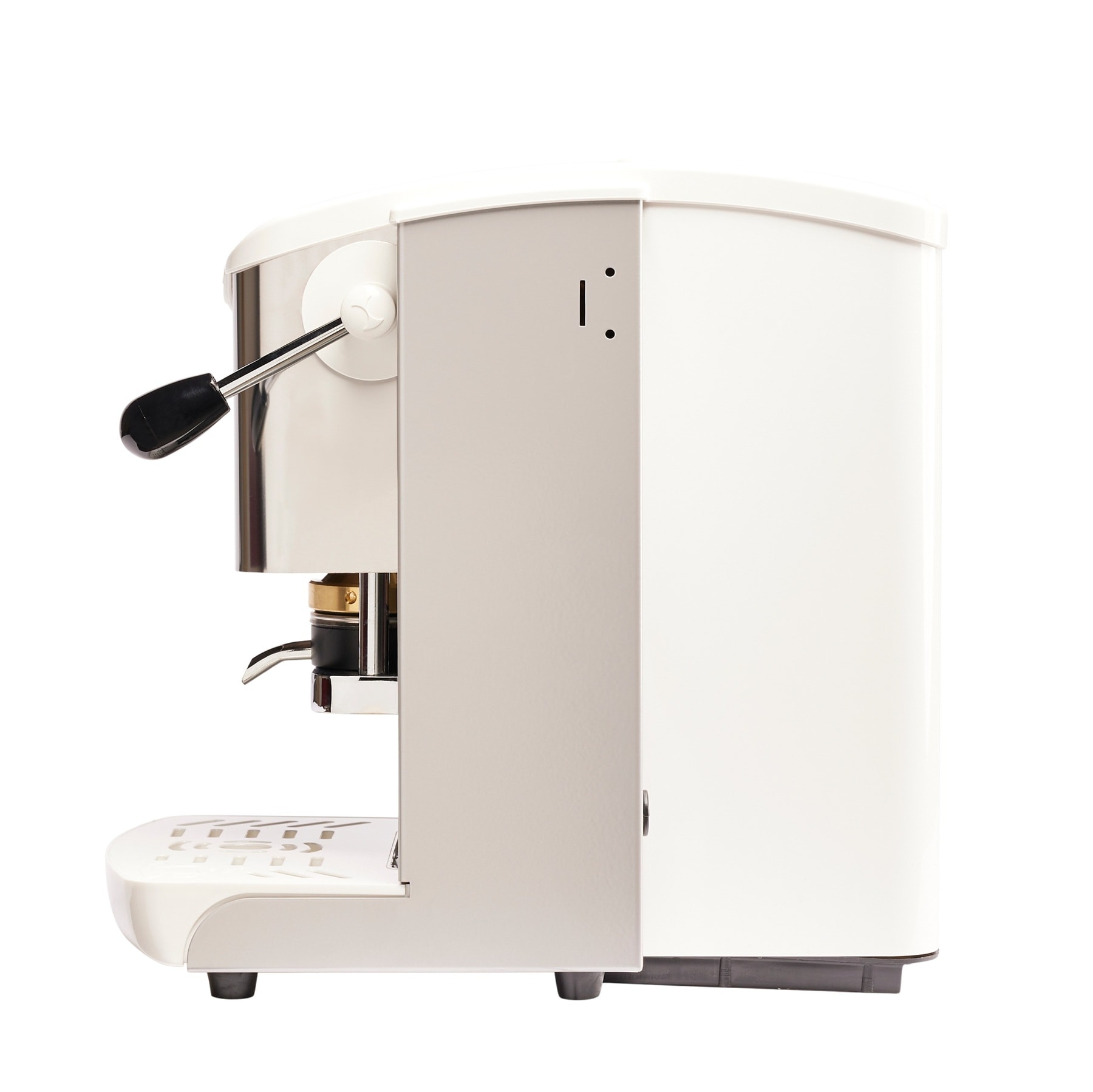 Faber Slot Inox ESE Pad espressokone harmaa valkoinen hopea