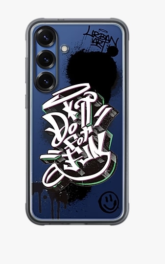 Samsung Flipsuit kestävä kotelo Galaxy S25 Musta