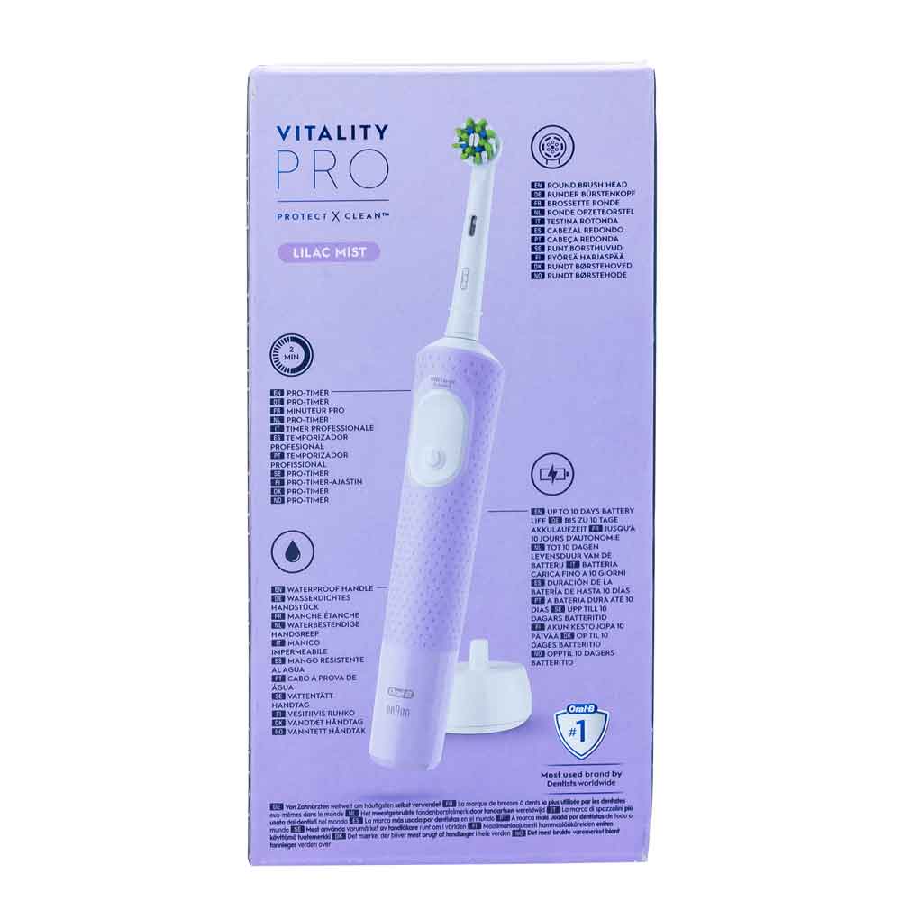 Braun Oral-B Vitality Pro D103 ripustettava laatikko Lilac Violet sähköhammasharja