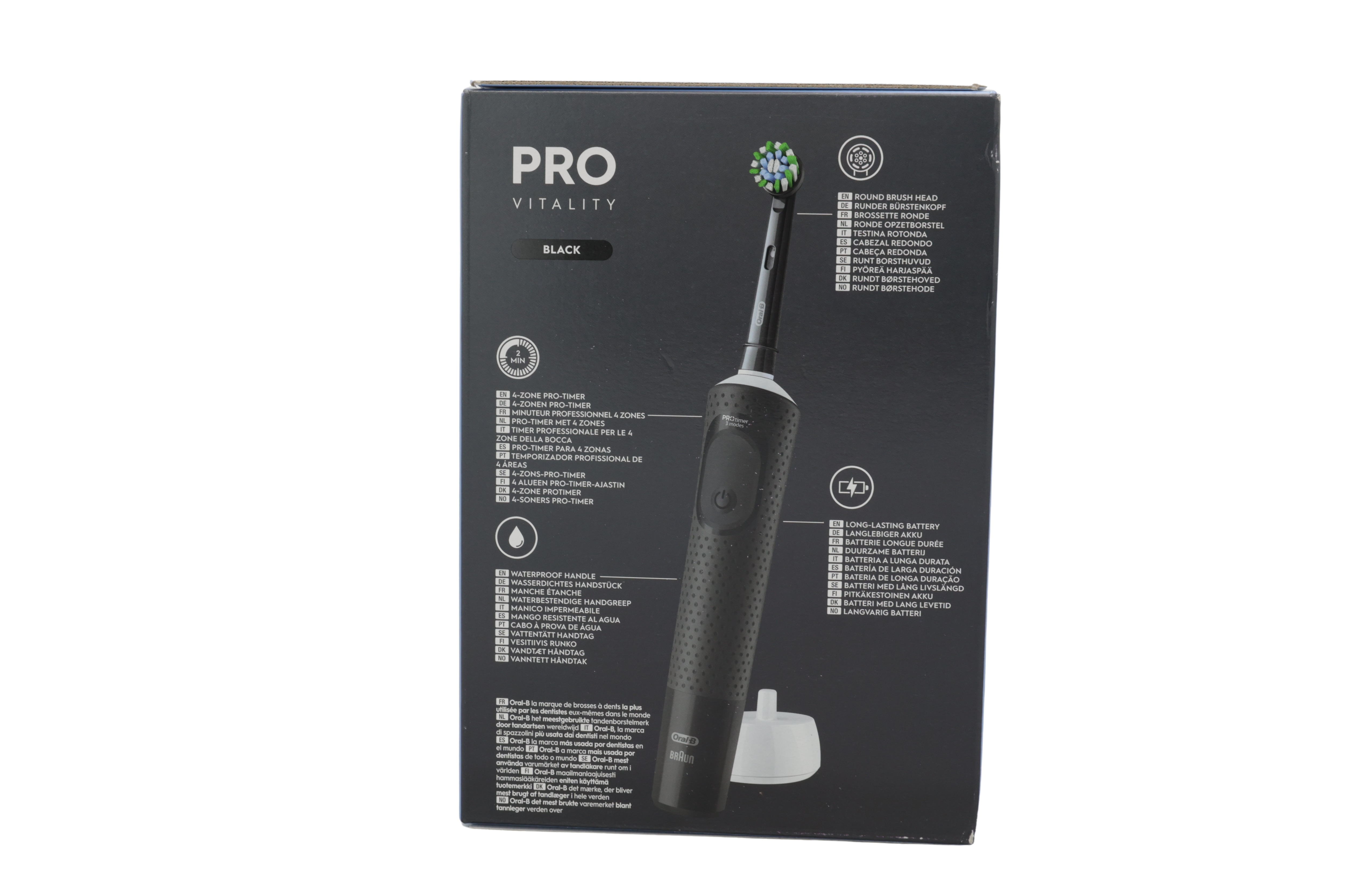 Braun Oral-B Vitality Pro D103 Duo Musta/Lilac Violet sähköhammasharja