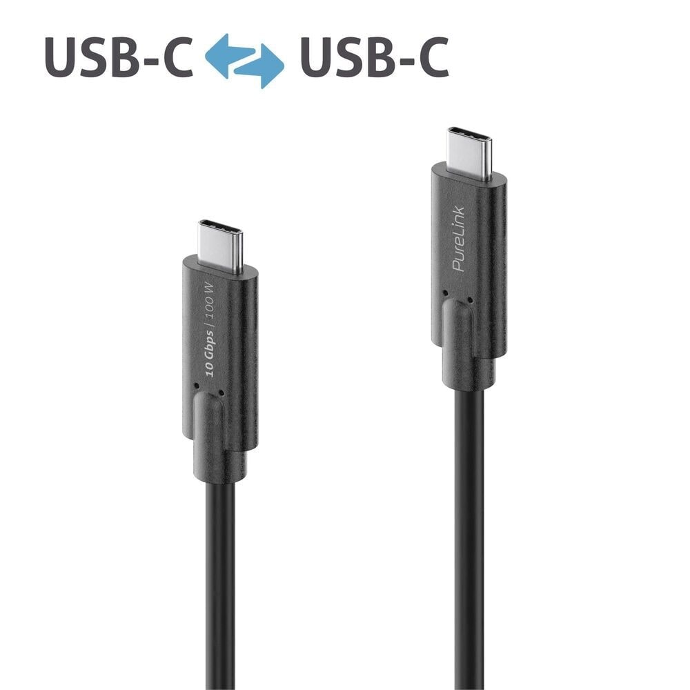 PureLink USB-C - USB-C kaapeli - 3.1 Gen 2, DP Alt Mode - iSeries - sc, 10G, 5A