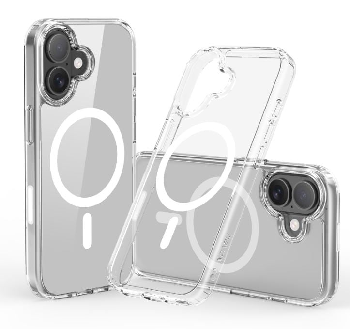 läpinäkyvä, Nevox StyleShell SHOCKFlex - iPhone 17 yhteensopiva MagSafen kanssa