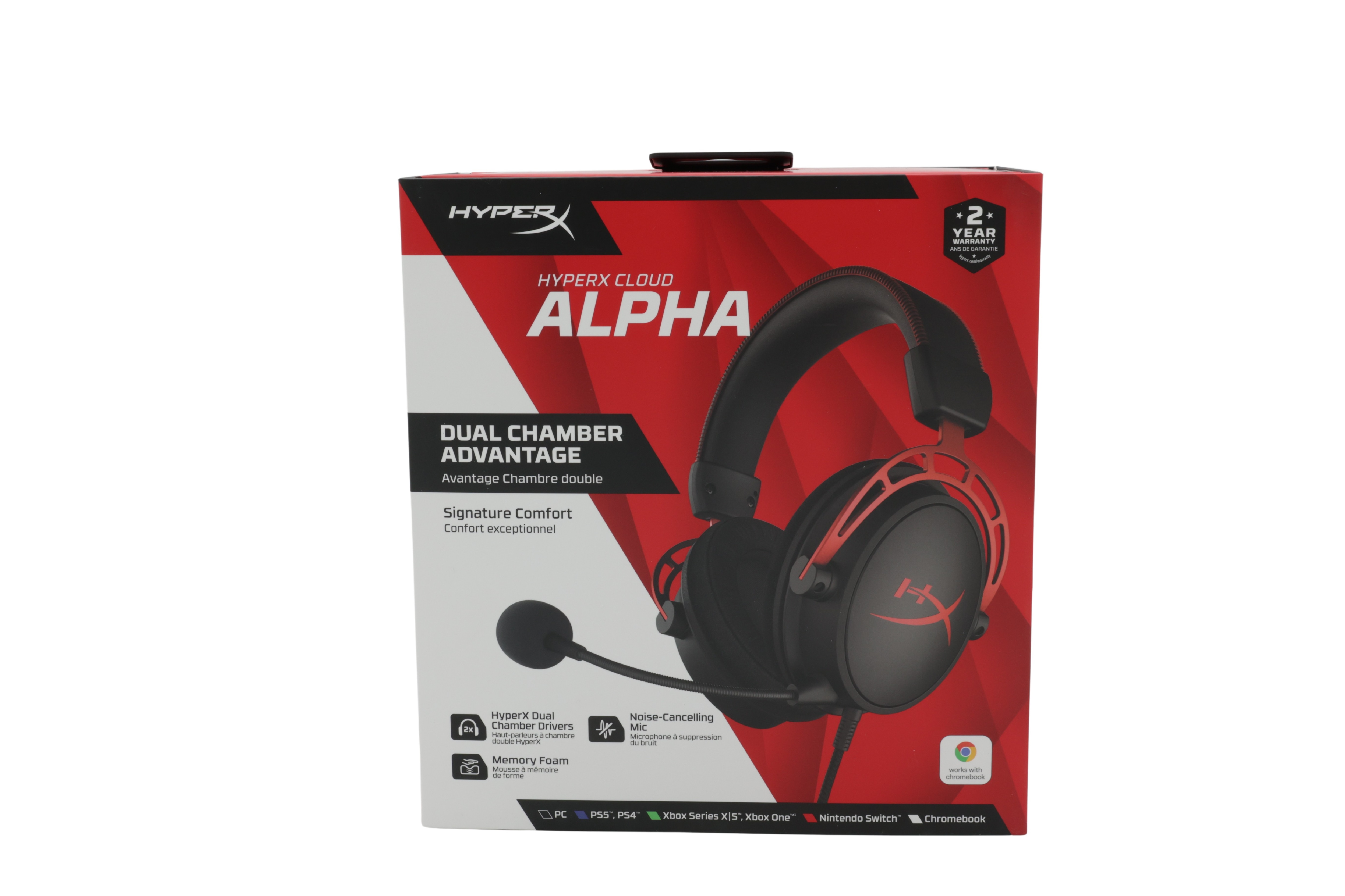 HyperX Kuulokkeet Cloud Alpha Punainen 4P5L1AM