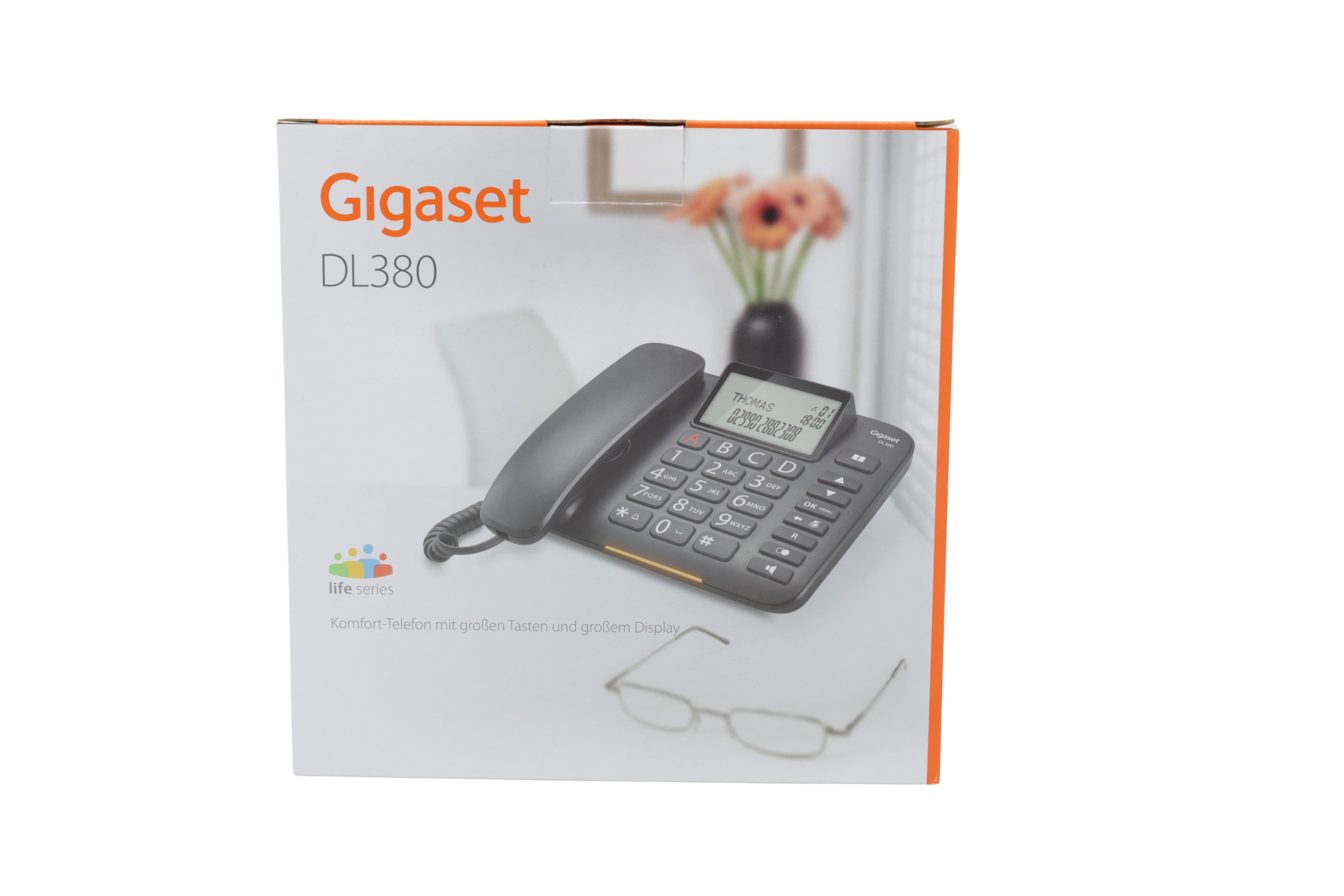 Gigaset DL380 musta - Kansainvälinen tuote