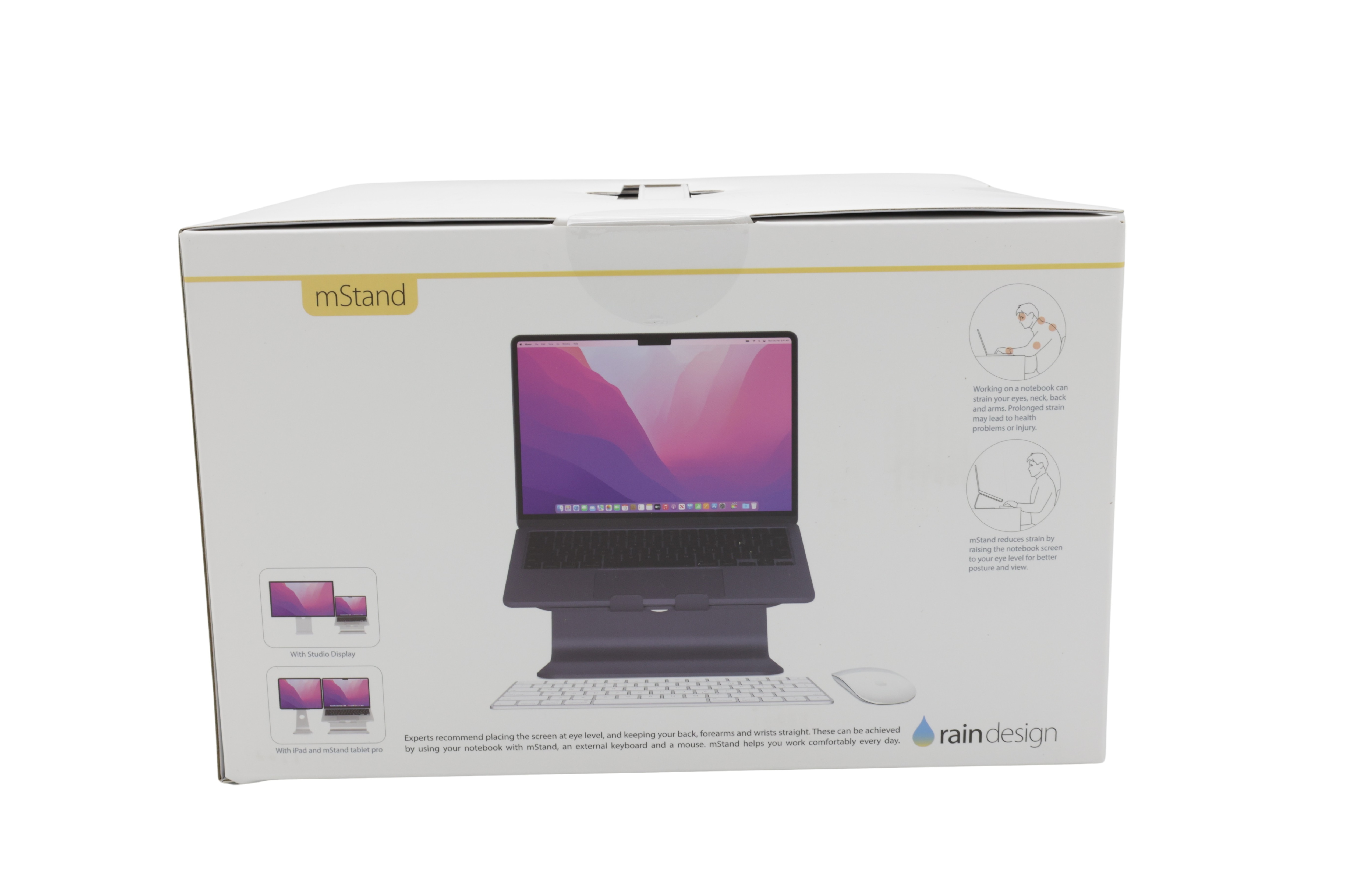 Rain Design mStand kannettavan tietokoneen jalusta, Midnight