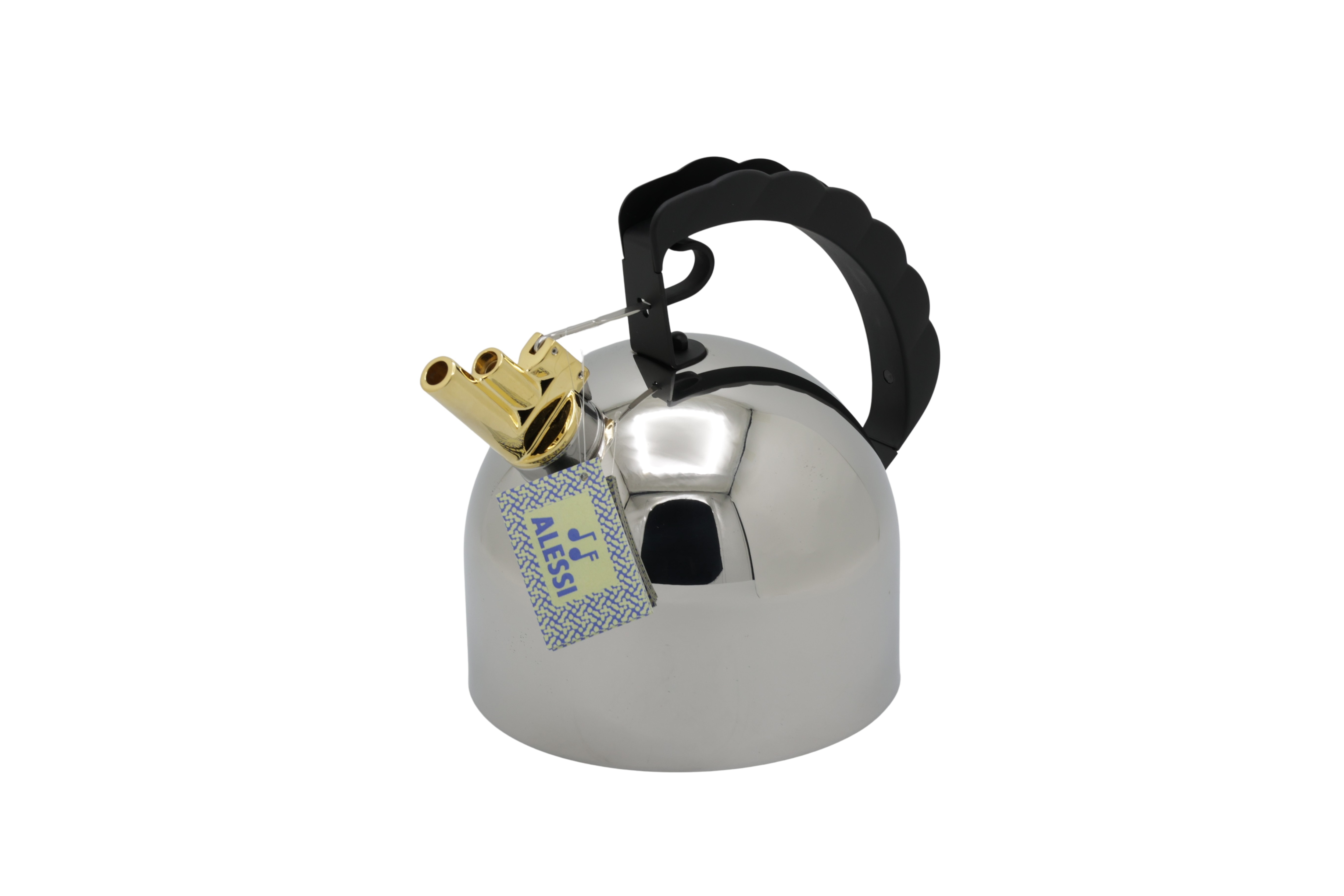 Alessi 9091 FM – vedenkeitin – ruostumaton teräs – teräspohjalla – halkaisija 16,5 cm