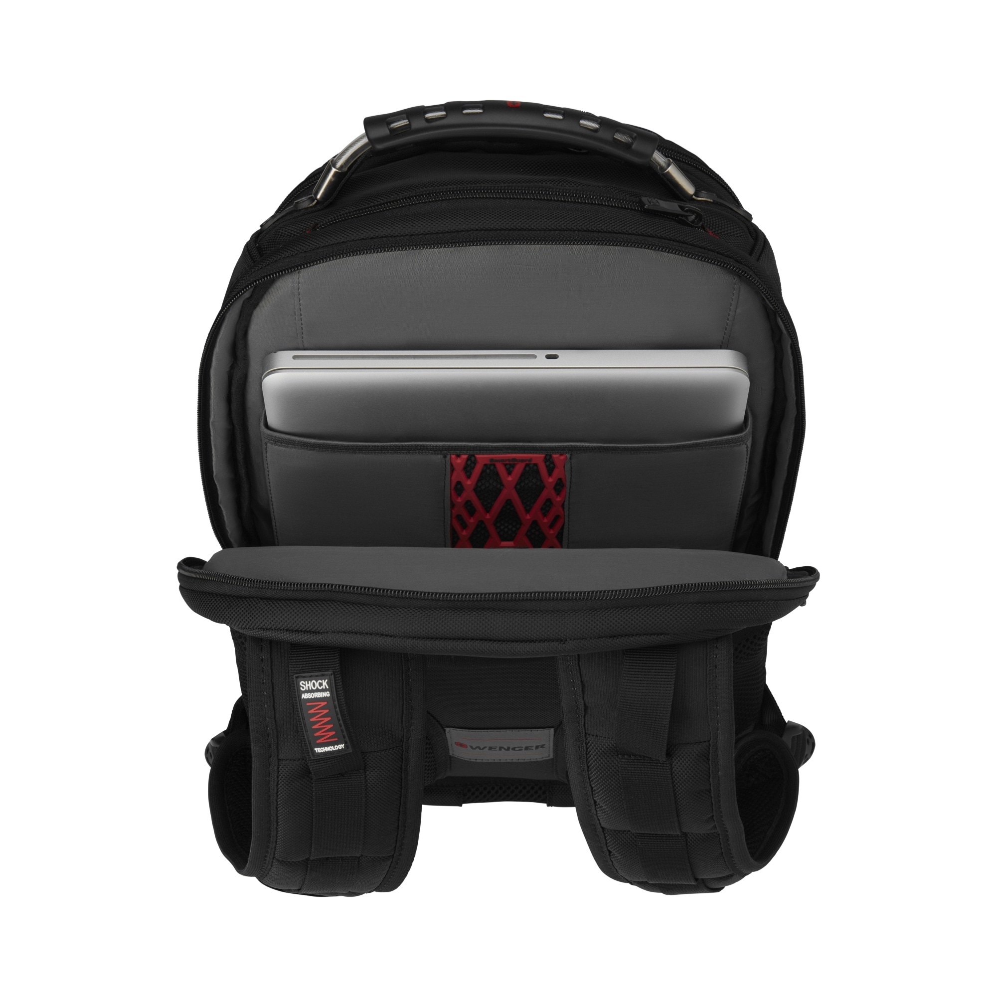 "Wenger Ibex Ballistic Deluxe -reppu 14–16 tuuman kannettavalle tietokoneelle, tablet-tasku – musta"