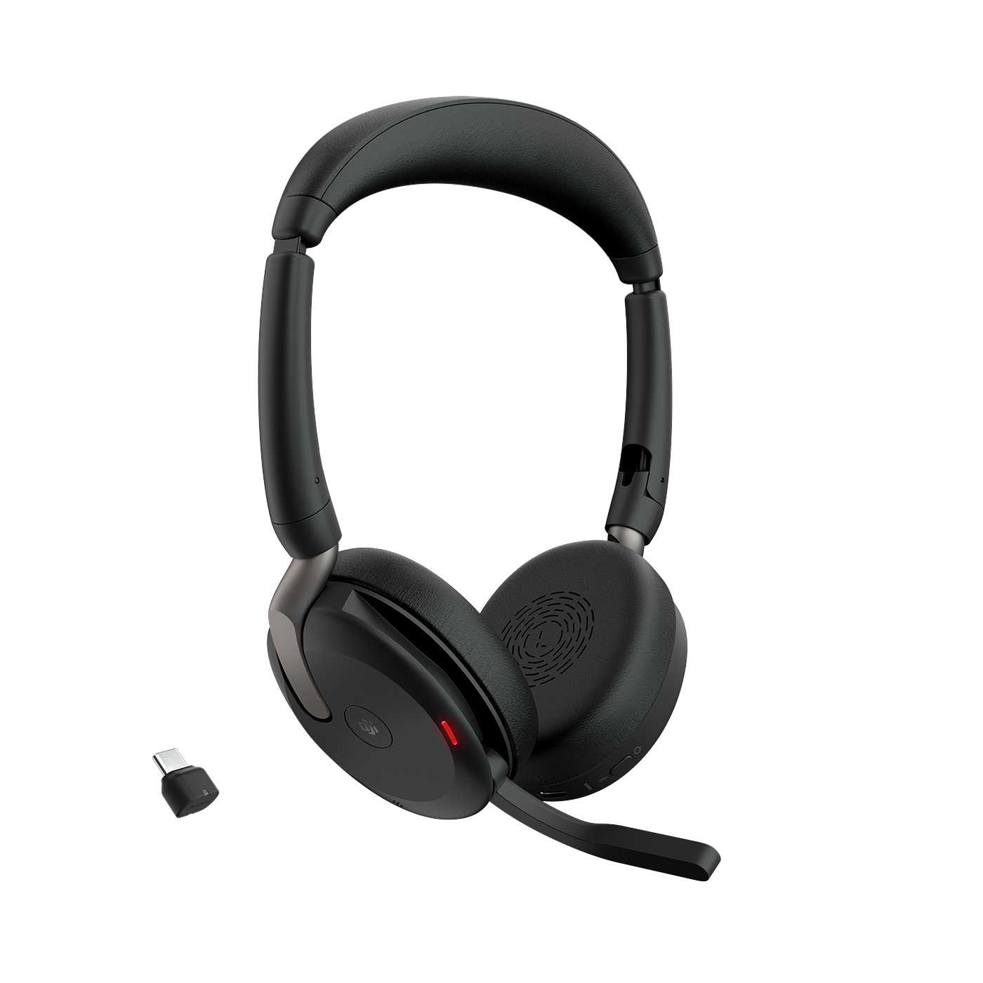 Jabra Evolve2 65 Flex MS Stereo Link390c:llä varustettuna