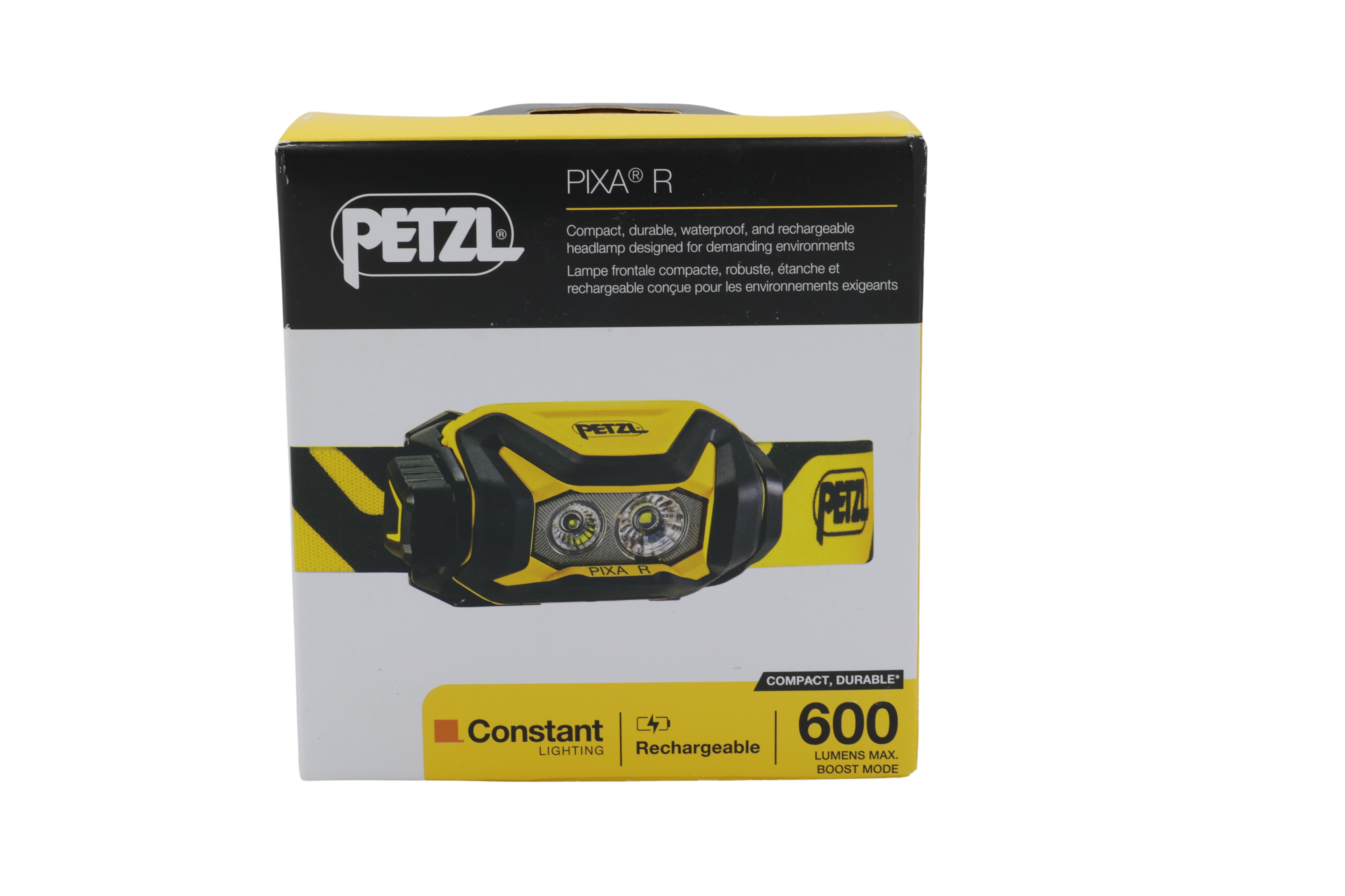 Petzl E120CA00 Ajovalaisin PIXA R musta/keltainen