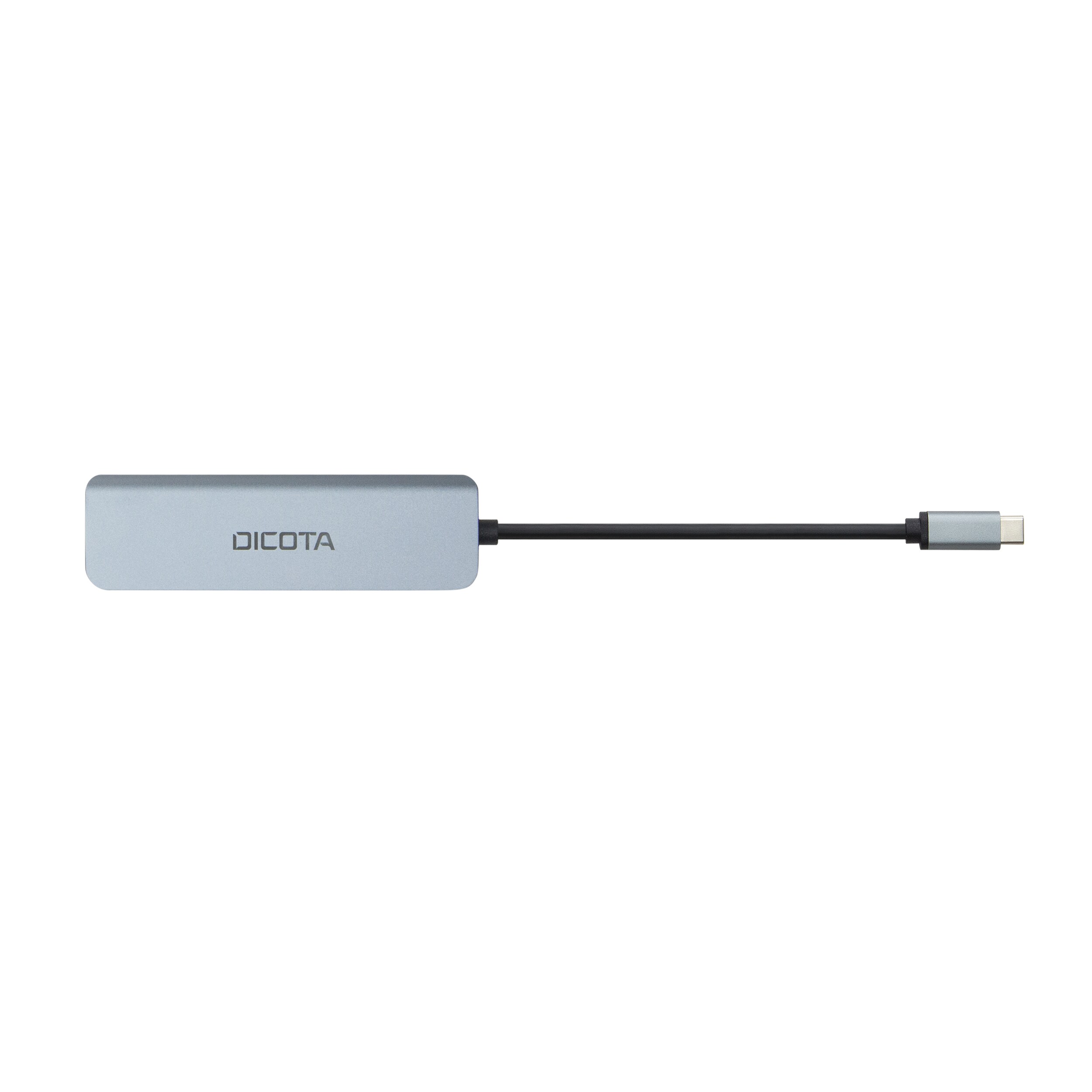 Dicota USB-C 5-in-1 -videokeskitin 4K PD 100 W, hopea