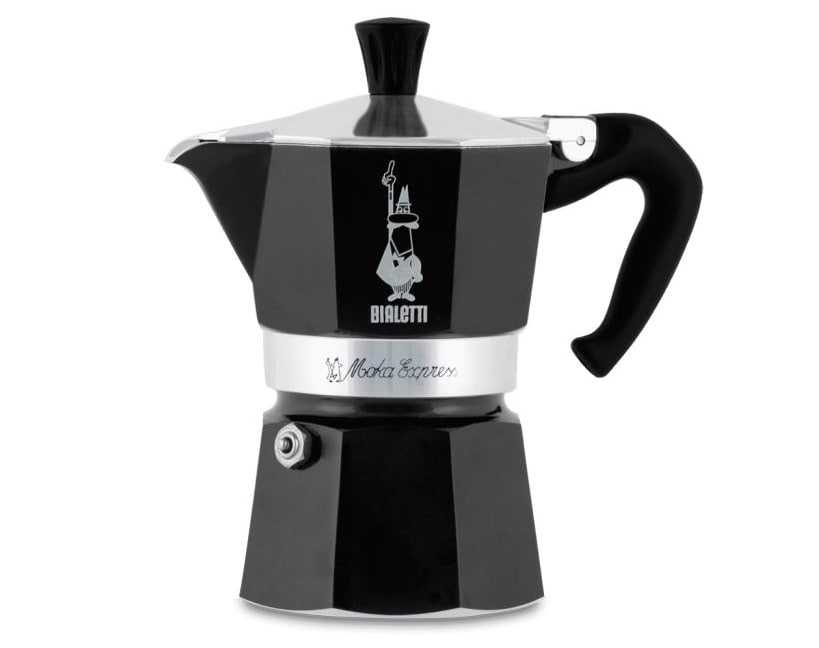 espressokeitin 3 kuppiin, Bialetti Moka Express Musta
