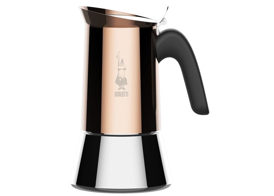 ruostumaton teräs espressokeitin 6 kupille, Bialetti Venus kupari