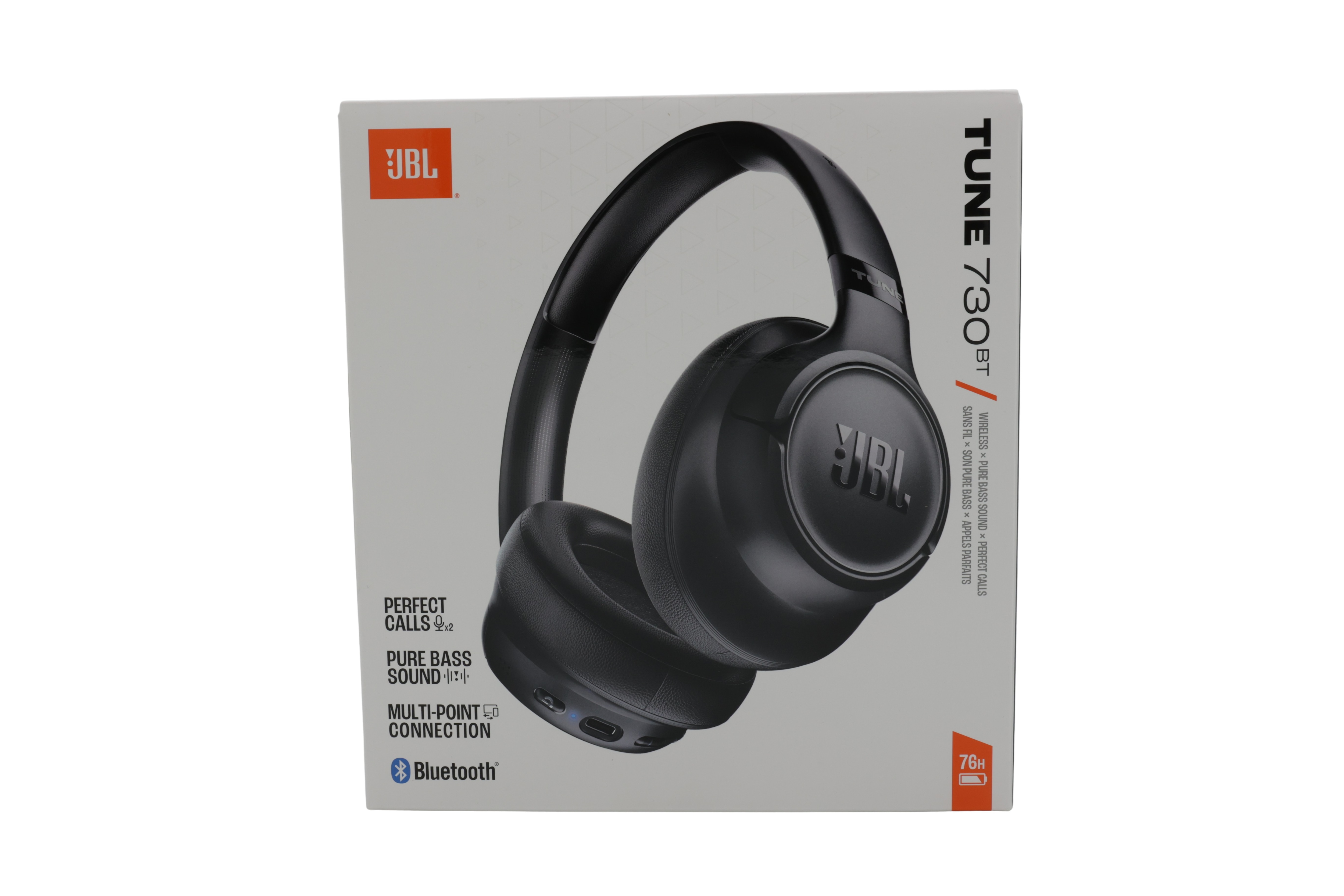 JBL JBLT730BTBLK Tune 730 BT Over-Ear kuulokkeet, musta
