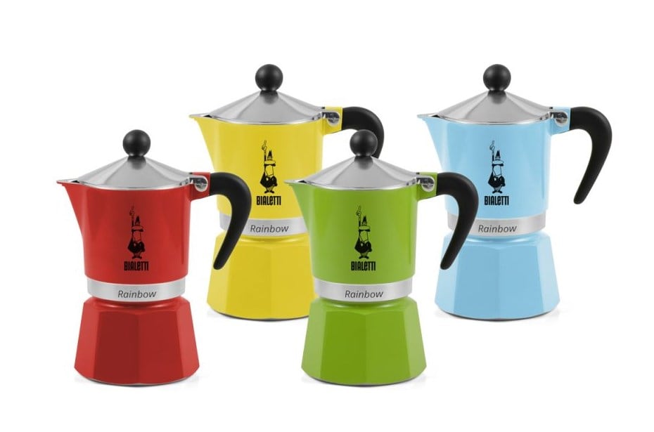 Bialetti Espressokeitin Rainbow 3 kuppia vaaleansininen