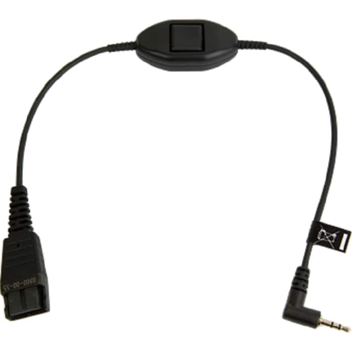5 mm:n liittimeen, Jabra Kaapeli QD 2
