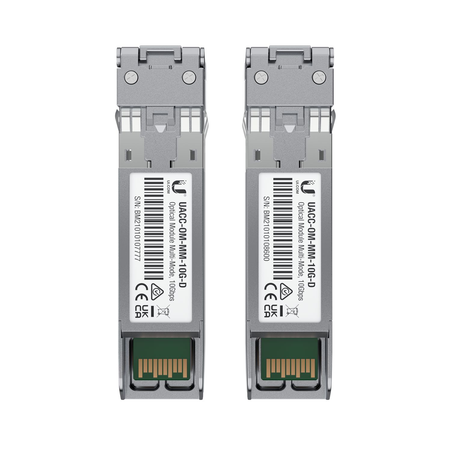 Ubiquiti U Fibre UACC-OM-MM-10G-D-2 2 kpl 10 Gbps Multi-Mode optisia moduuleja, pakkaus 2 kpl