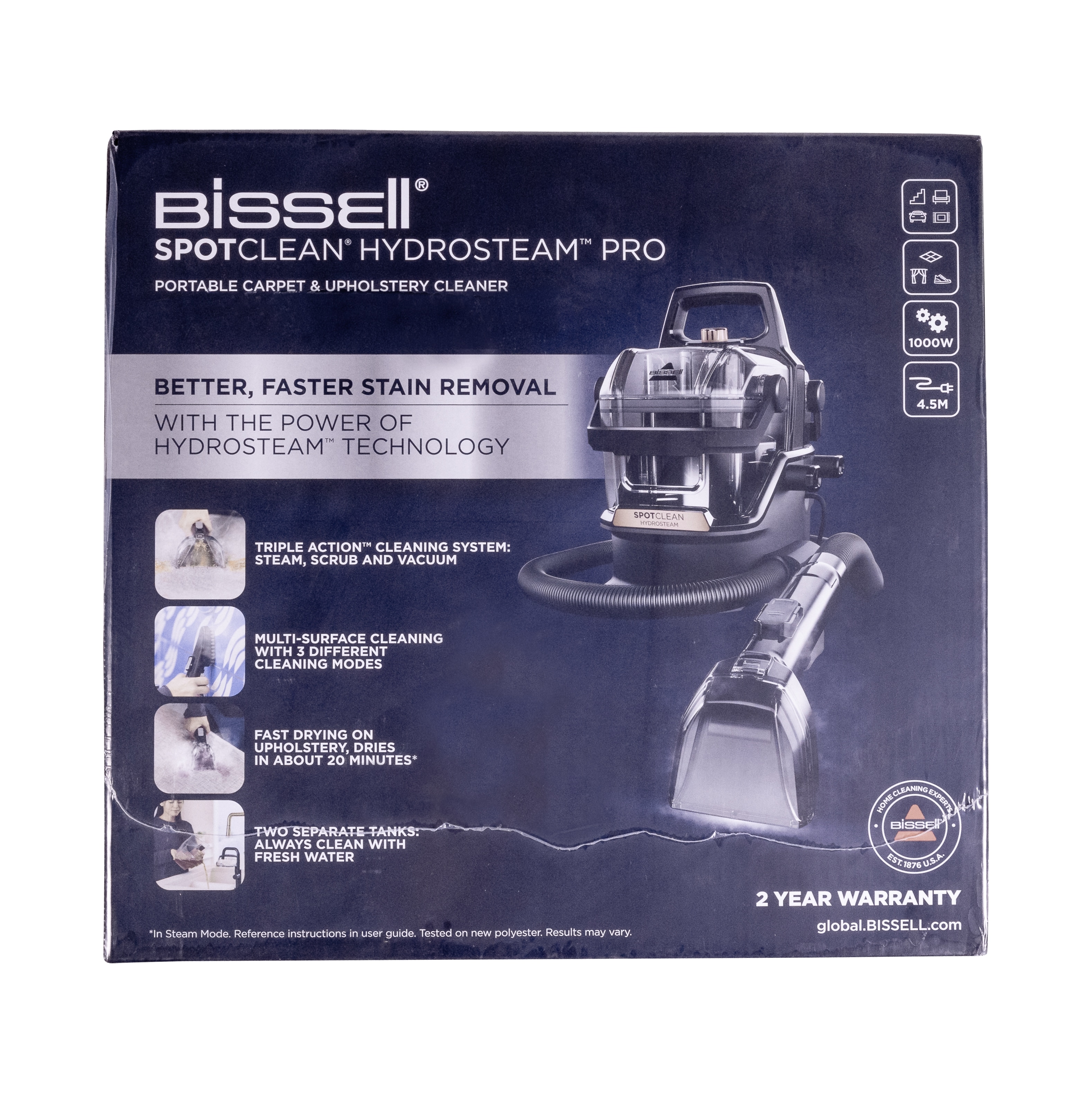 Bissell 3700N SpotClean HydroSteam Pro -laite -laite