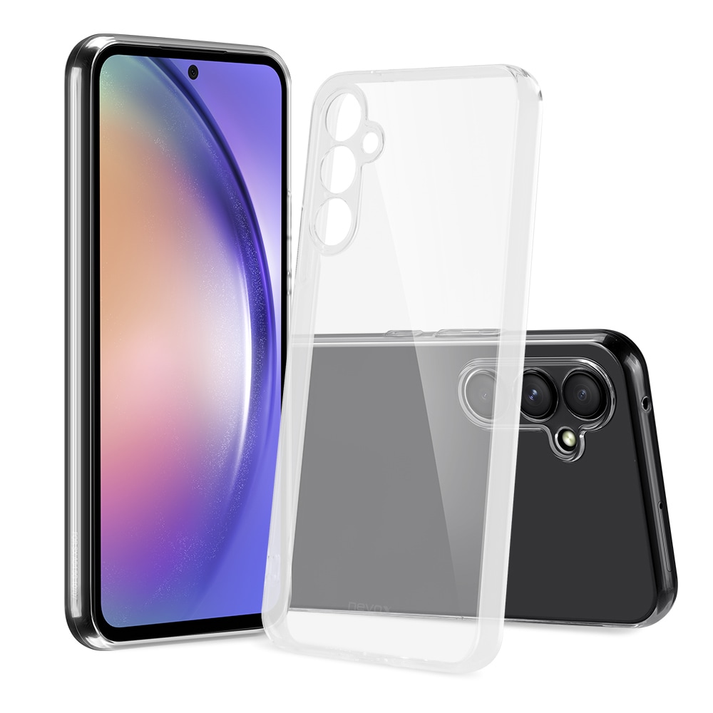 Nevox StyleShell Flex - Samsung Galaxy A57 5G, läpinäkyvä