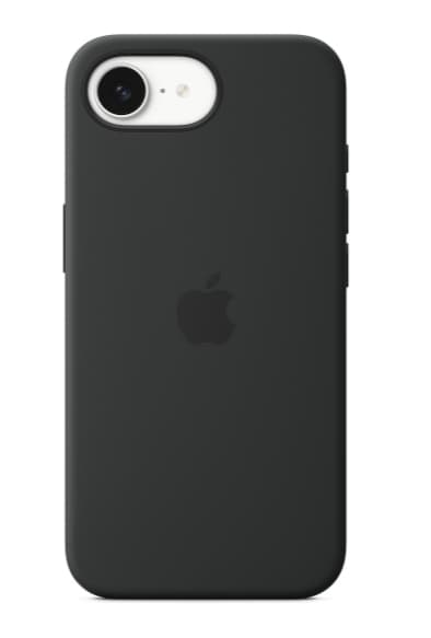 Apple Silikoni picotelo iPhone 16e (musta)