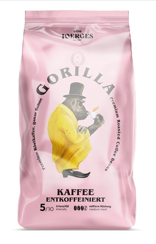 Gorilla kahvi kofeiiniton 1kg pavut