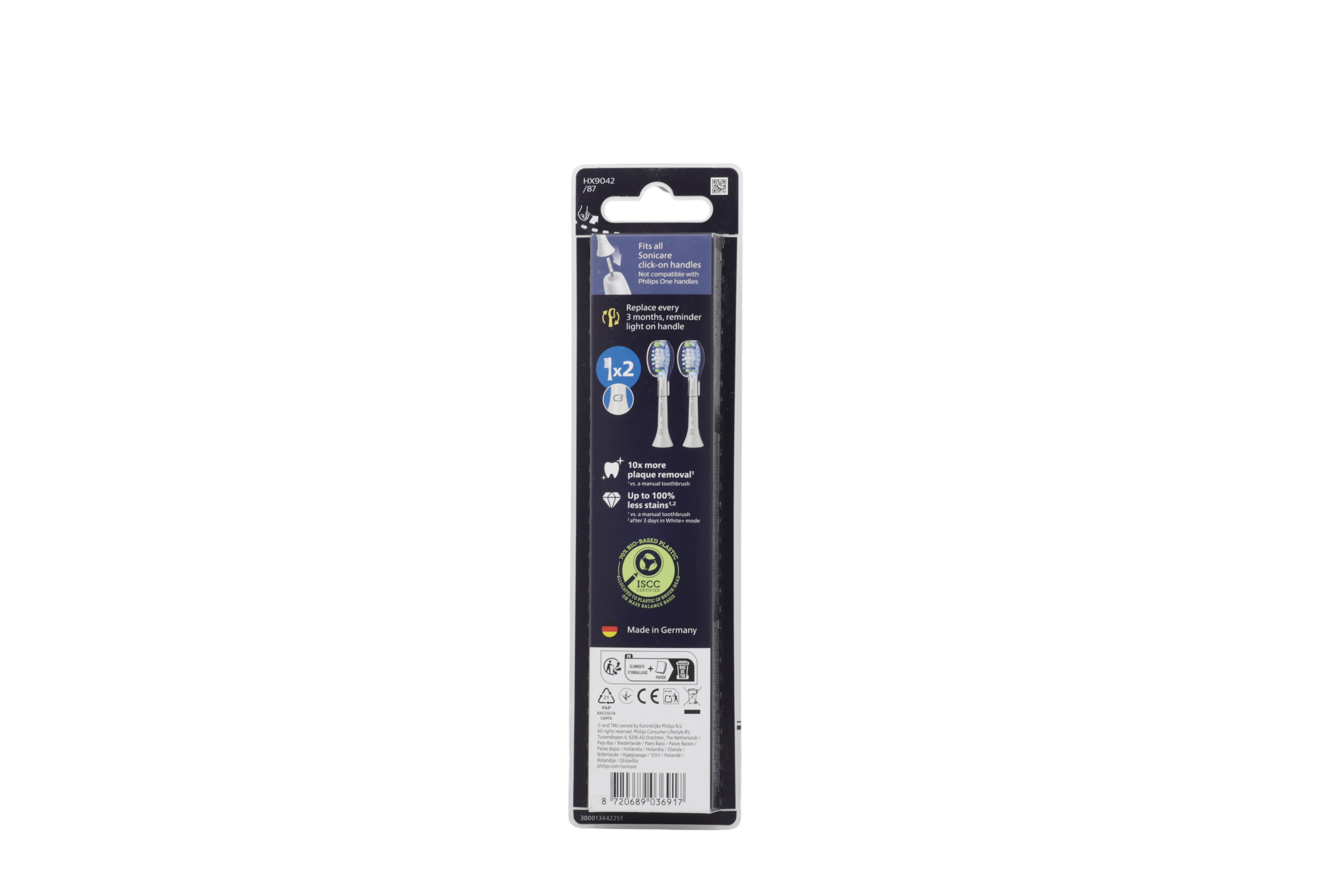 Philips HX9042/87 Sonicare C3 Premium Plaque Defence -suihkutuslaite -suihkutuslaite