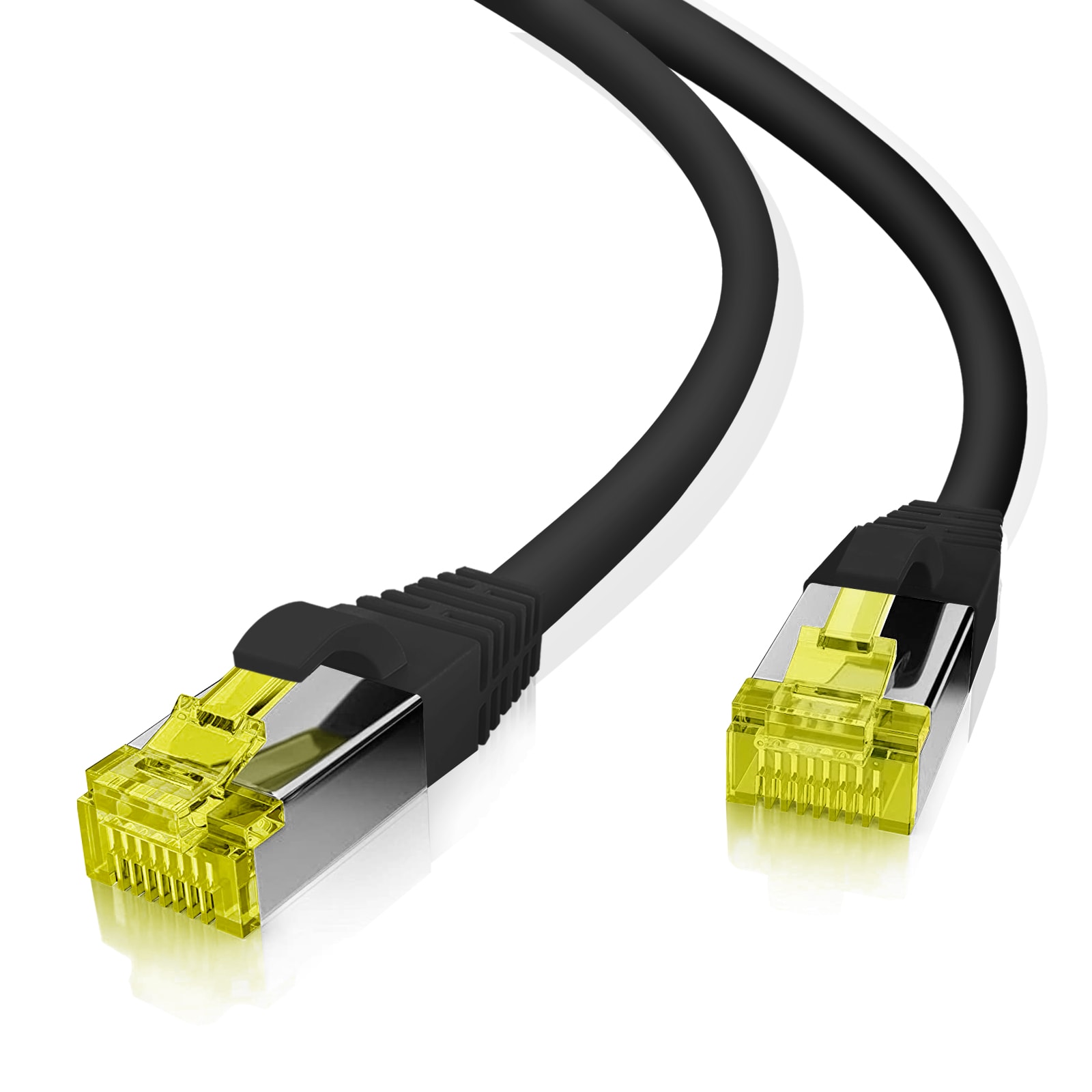 helos patch kaapeli Cat.6a Superflex GHMT AWG 27/7 musta 0.5m
