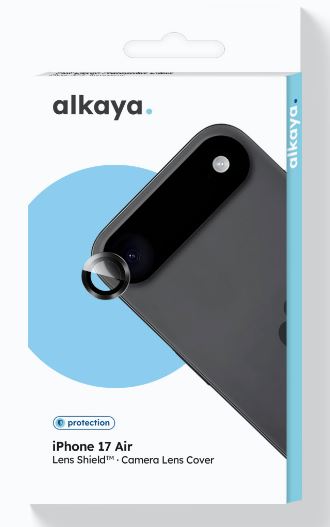 alkaya Lens Shield kamera suojalasi,iPhone 17Air, läpinäkyvä, läpinäkyvä, läpinäkyvä