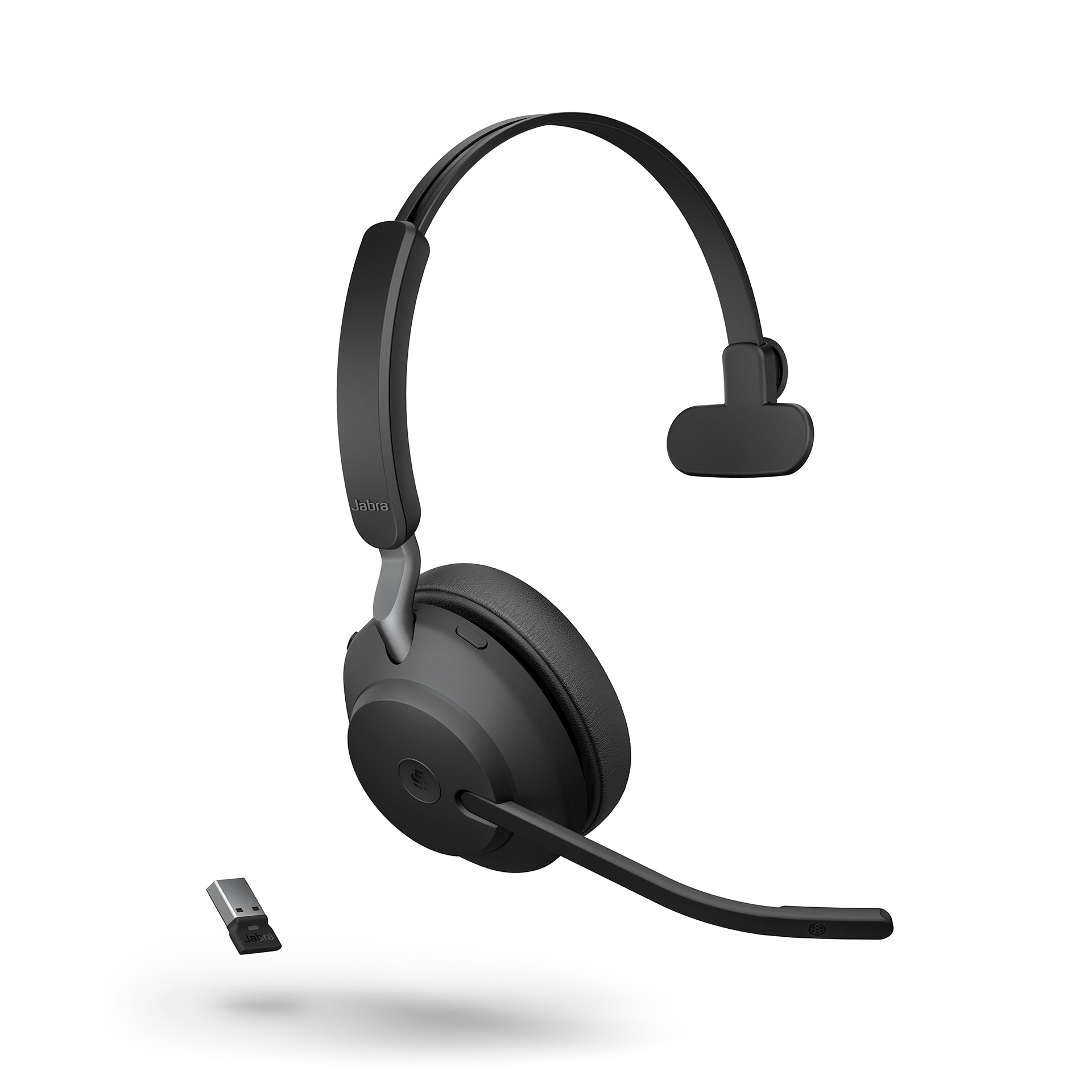 Jabra Evolve2 65 MS Mono USB-A, musta, latausasemalla