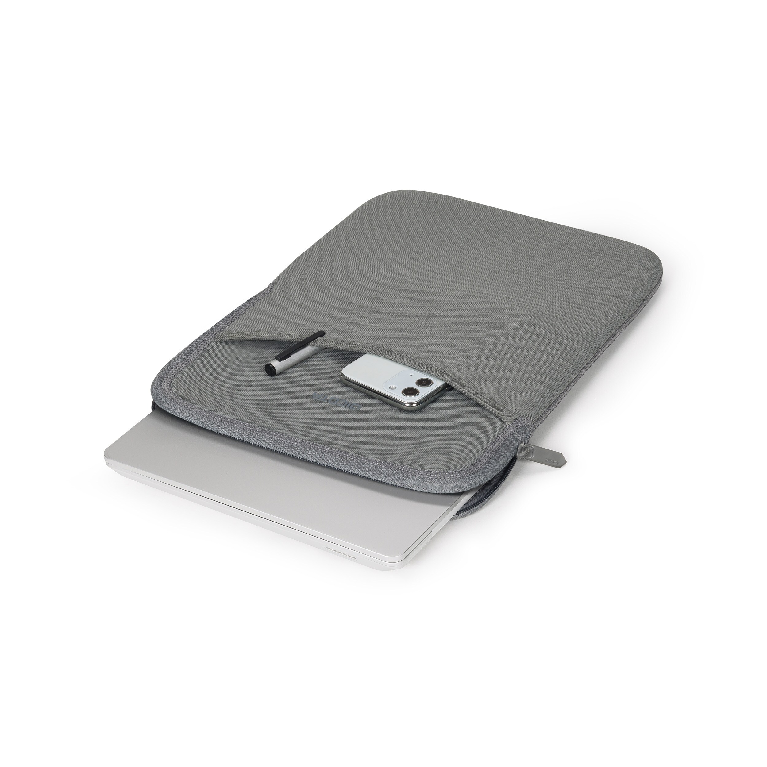 Dicota Sleeve Eco SLIM M -kotelo Microsoft Surface Laptopille, harmaa