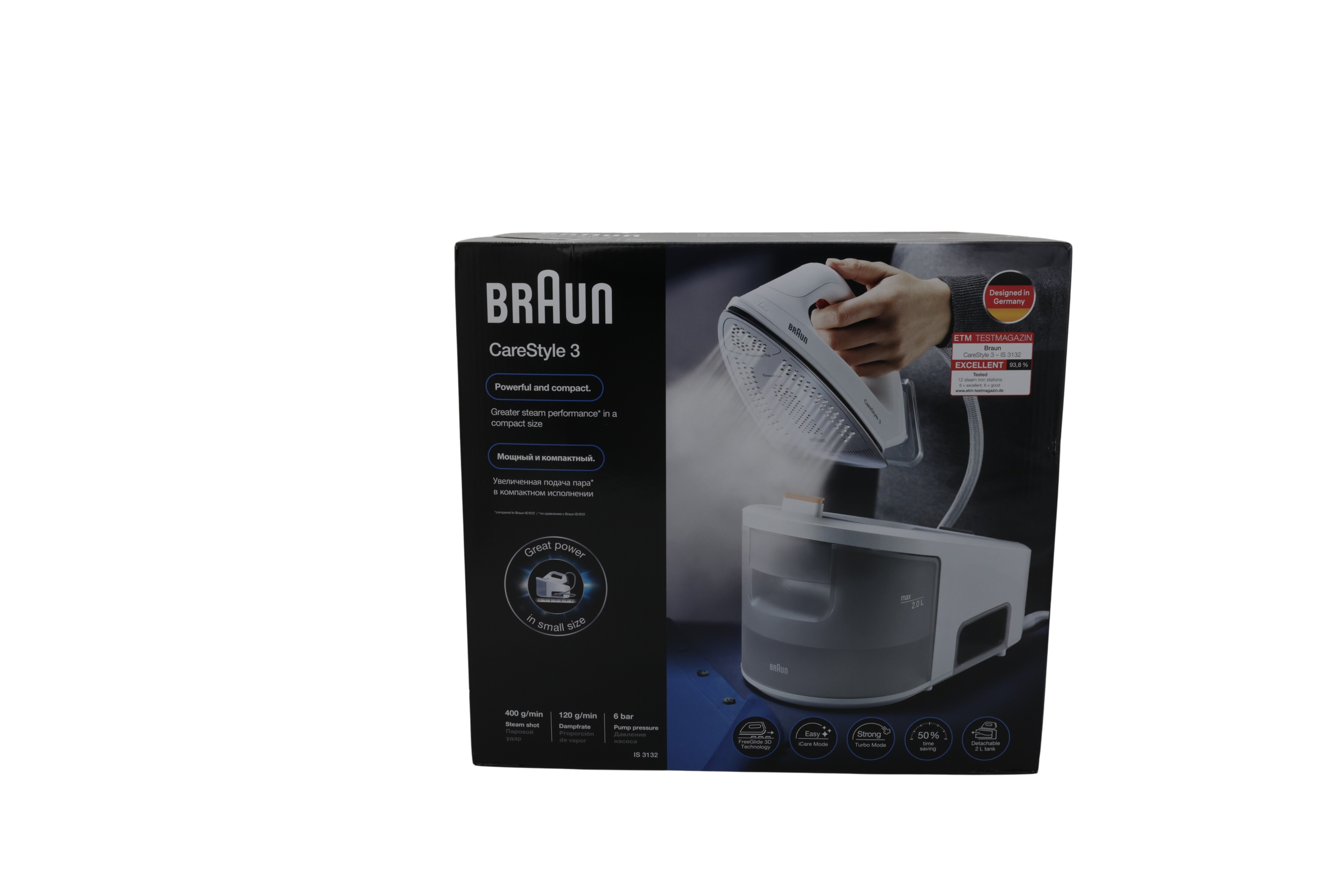 Braun IS3132WH CareStyle 3 Pro -heinävaimennusjärjestelmä, valkoinen
