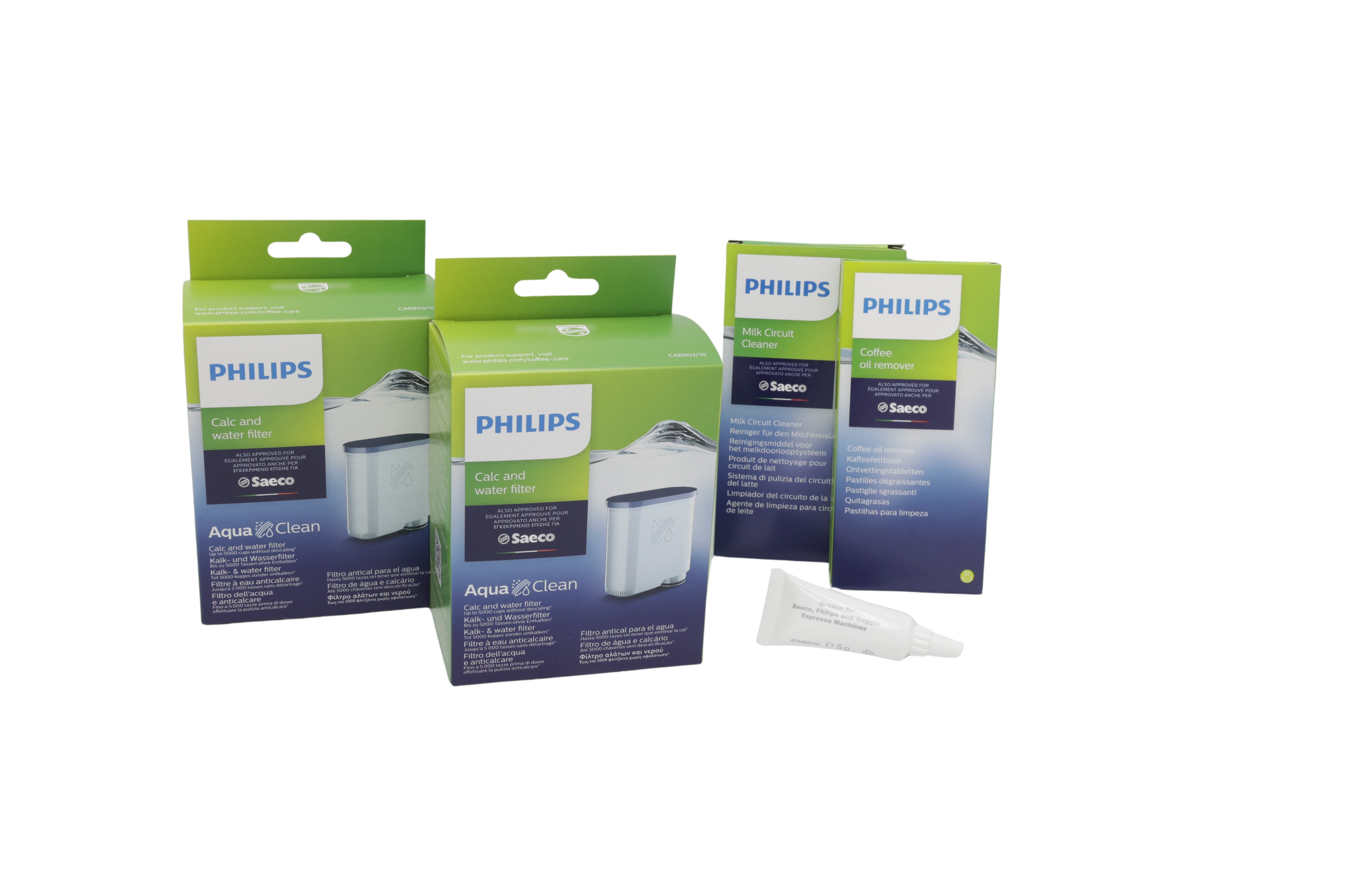 Philips CA6707/10 AquaClean-sarja, sis. suodattimen ja puhdistusaineen