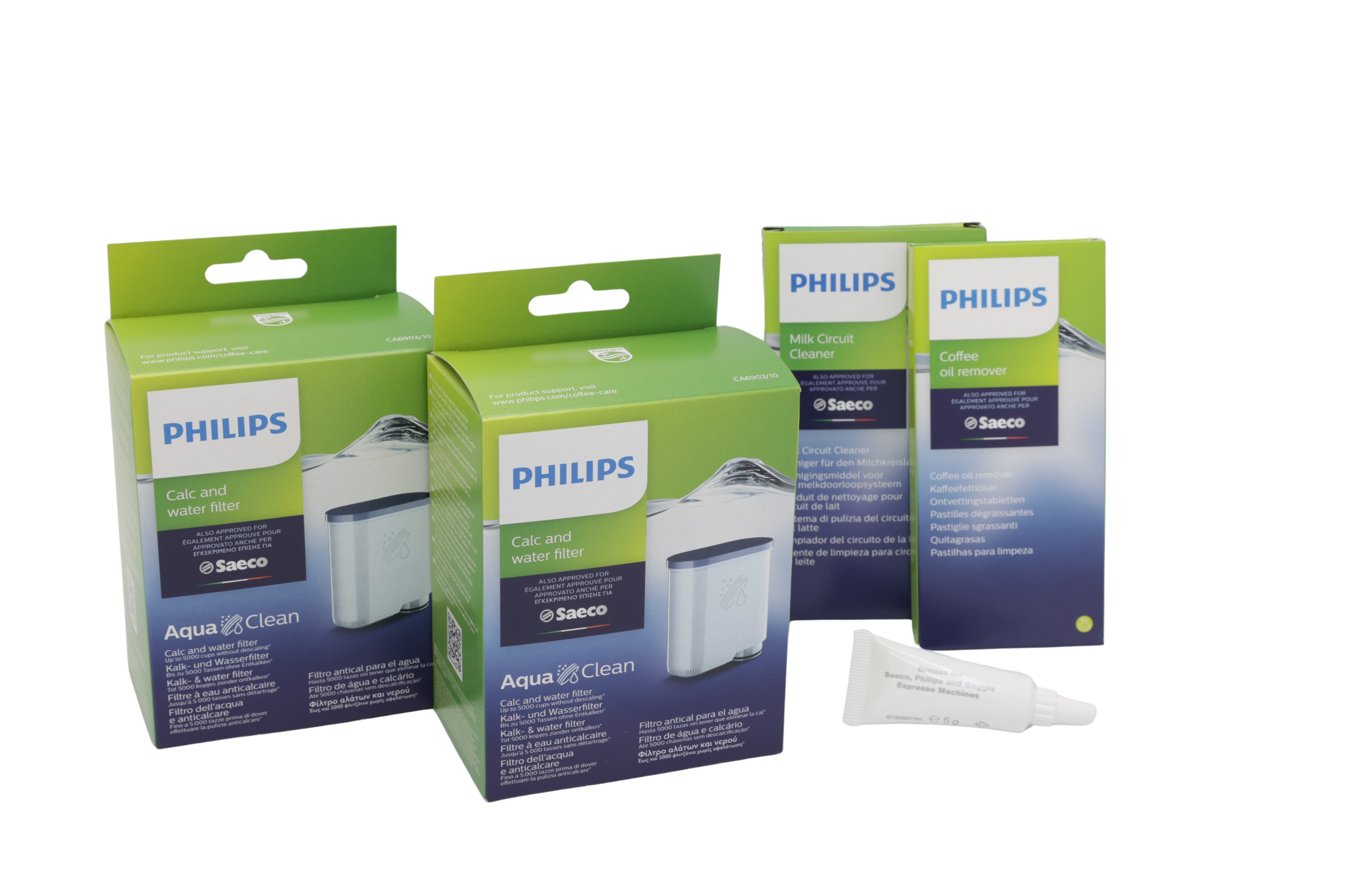 Philips CA6707/10 AquaClean-sarja, sis. suodattimen ja puhdistusaineen