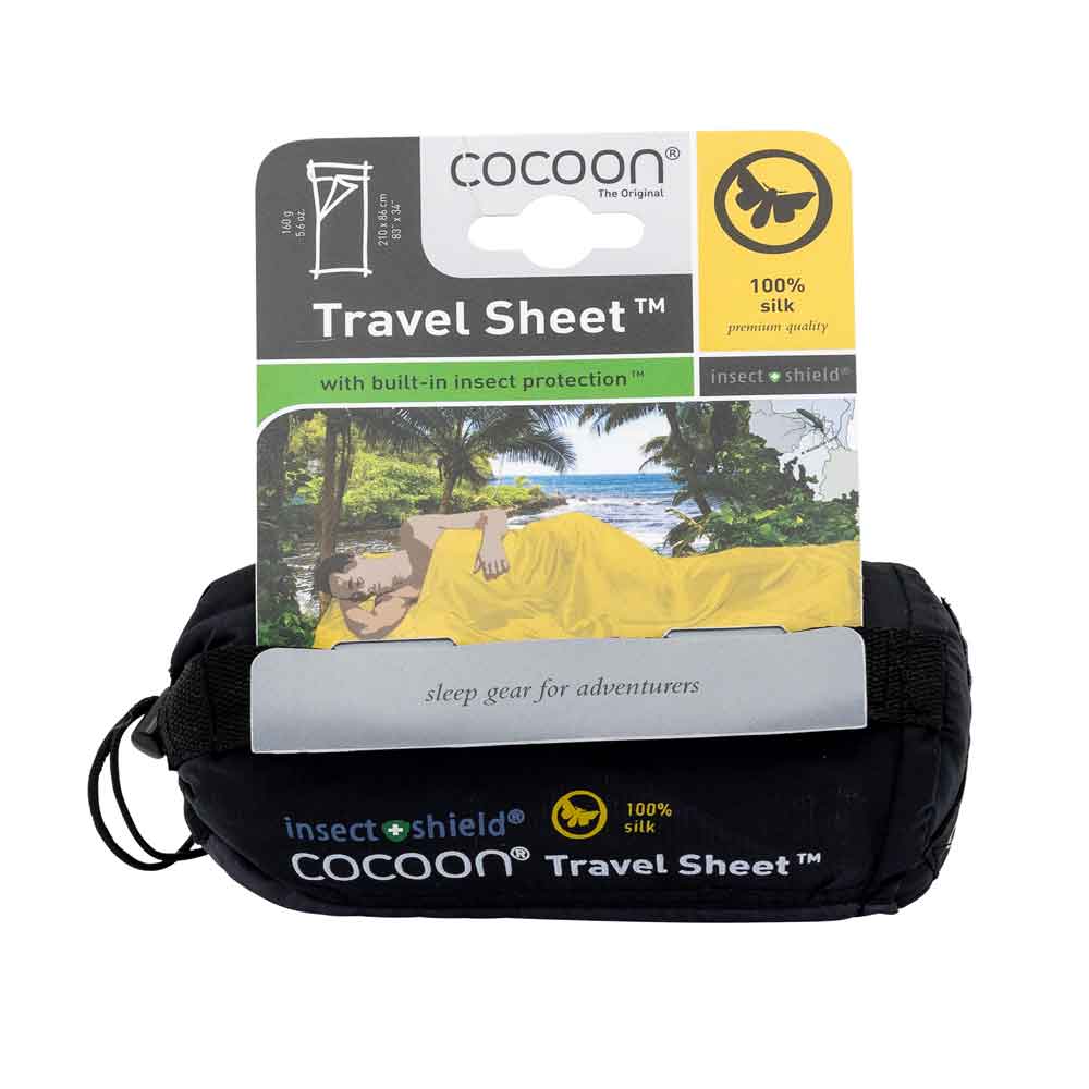 Cocoon Insect Shield TravelSheets, 218 x 90 cm 100% silkki sarvikuono