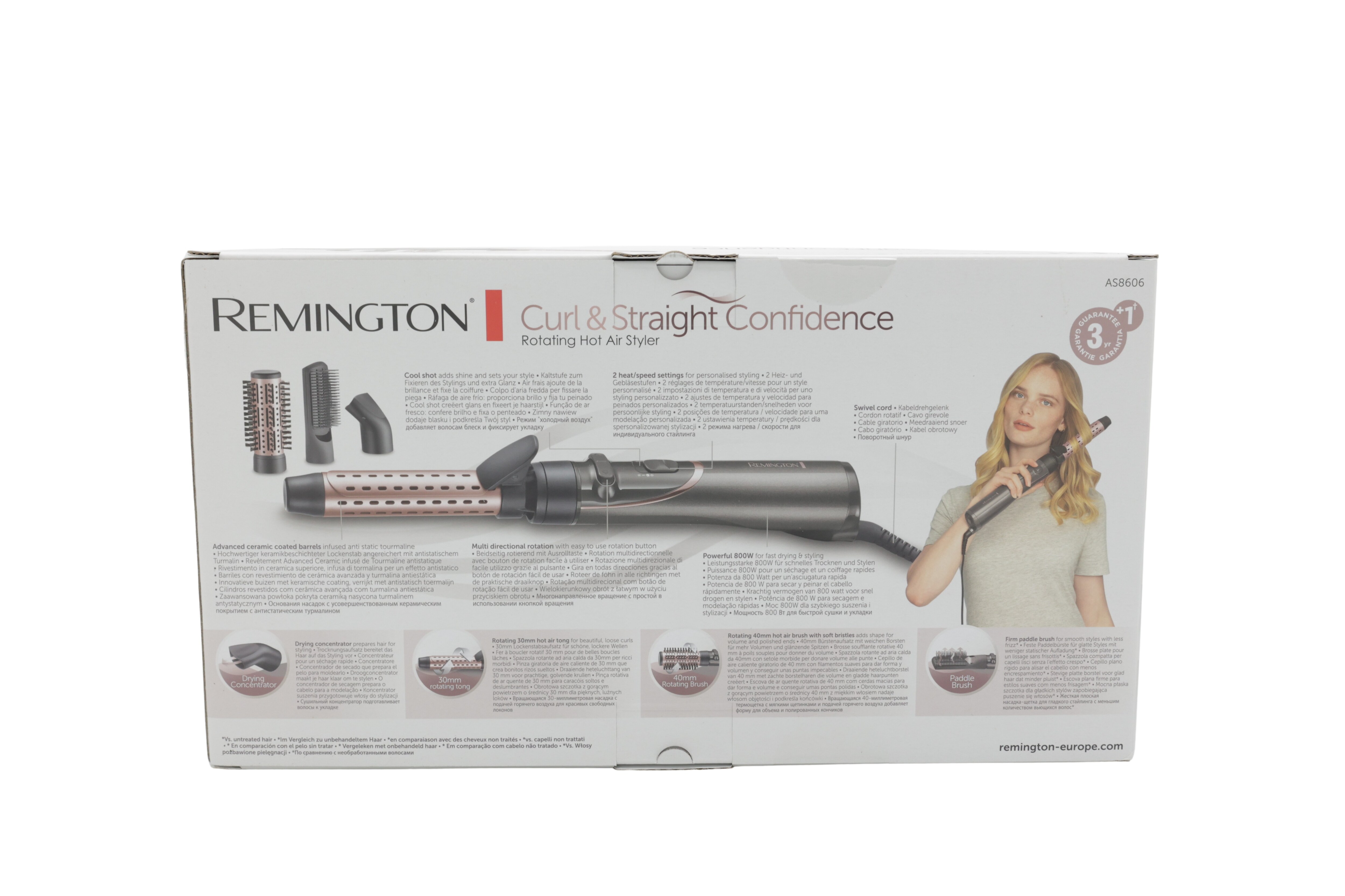Remington AS8606 pyörivä lämpöhara