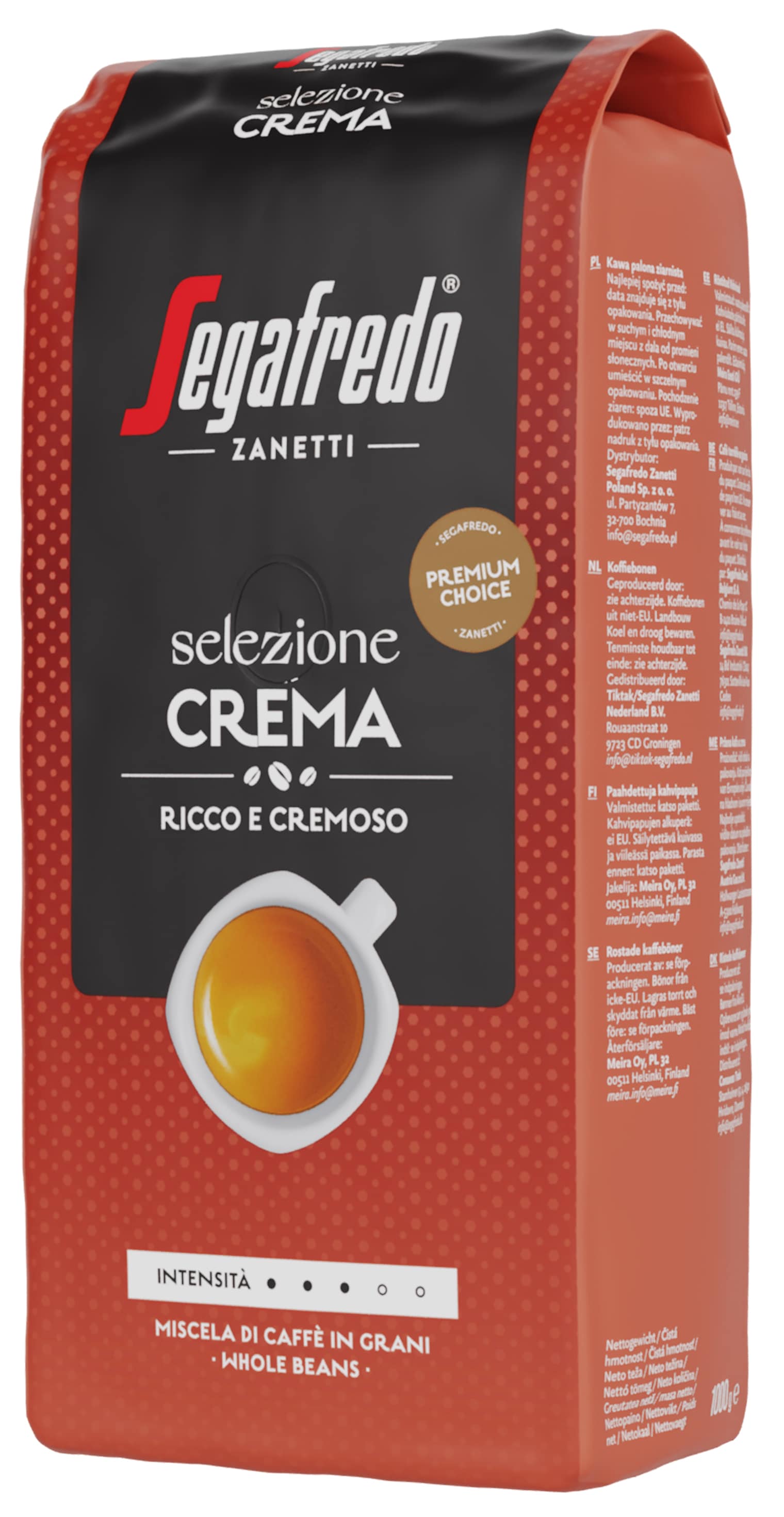Segafredo Selezione Crema 1000g papu