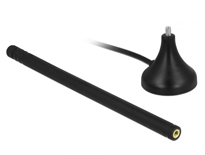 Delock LTE-antenni SMA-liitin 3 - 5 dBi 12,5 cm jäykkä suuntaamaton antenni