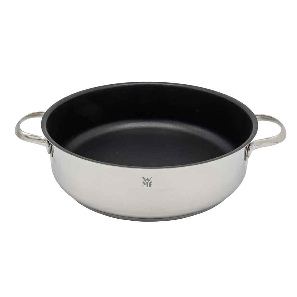 WMF 0761406380 Päällystetty kattila Ø 28cm, kaadettava reunus, lasikansi