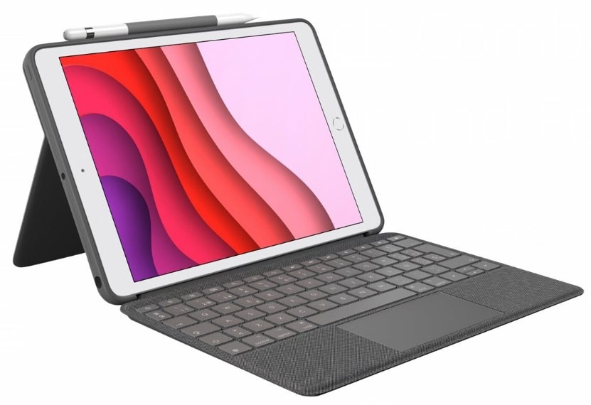 Logitech Combo Touch Keyboard Case iPad 10. Gen & 11. Gen (A16) Oxfordin harmaa harmaa