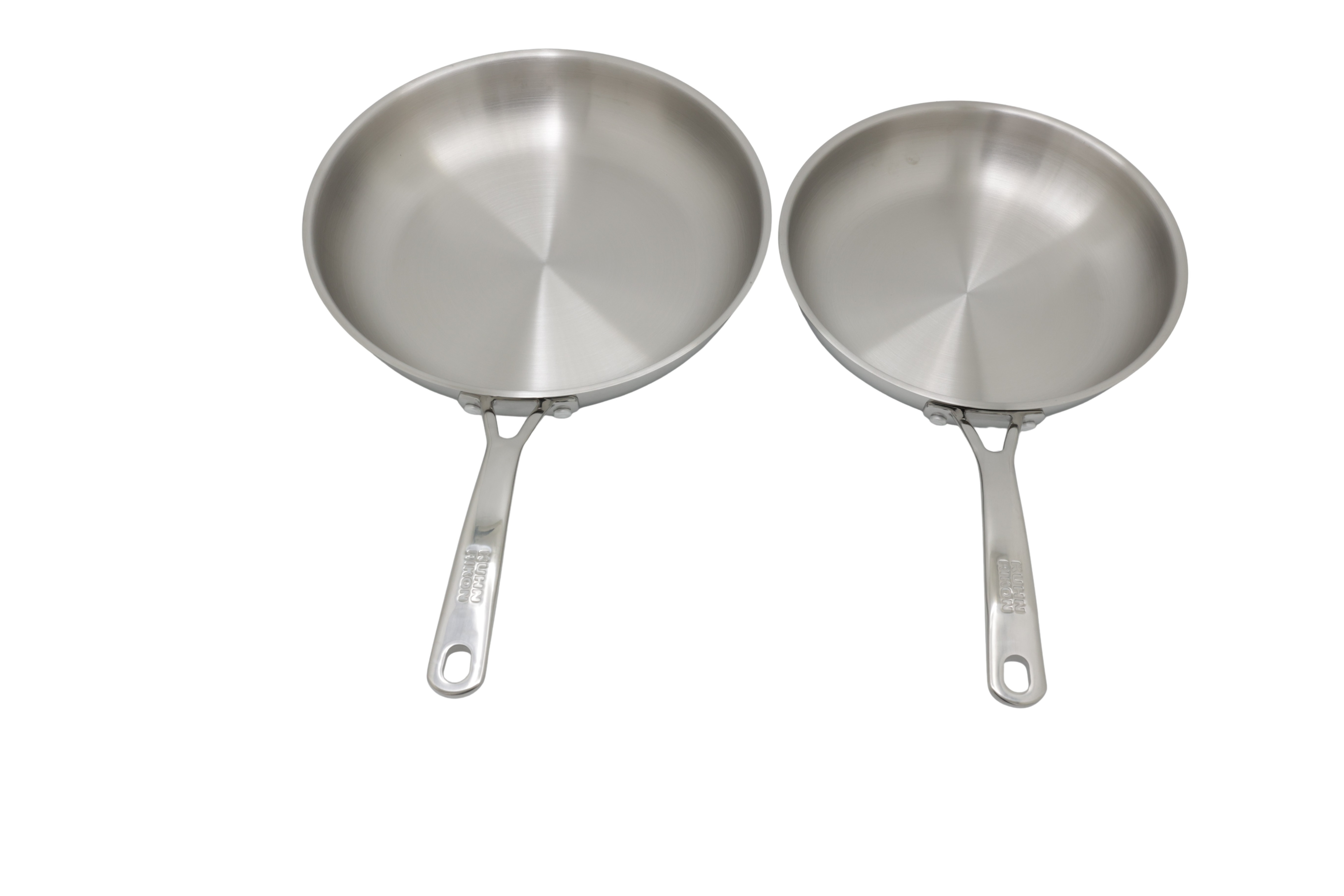 Kuhn Rikon ALLROUND -paistinpannusetti, pinnoittamaton, halkaisija 24 ja 28 cm