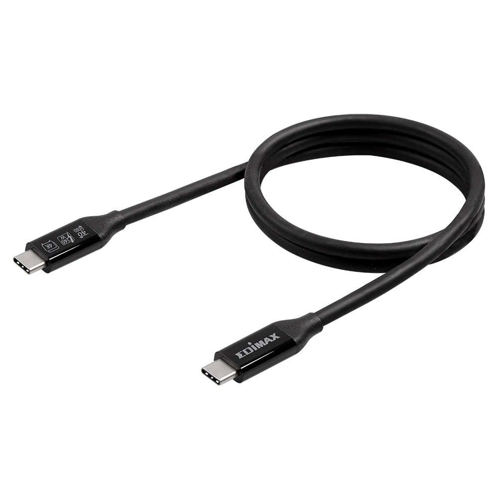 Edimax 40 Gbit/s USB 4 Thunderbolt 3 -kaapeli (USB-C USB-C:lle) 1 m