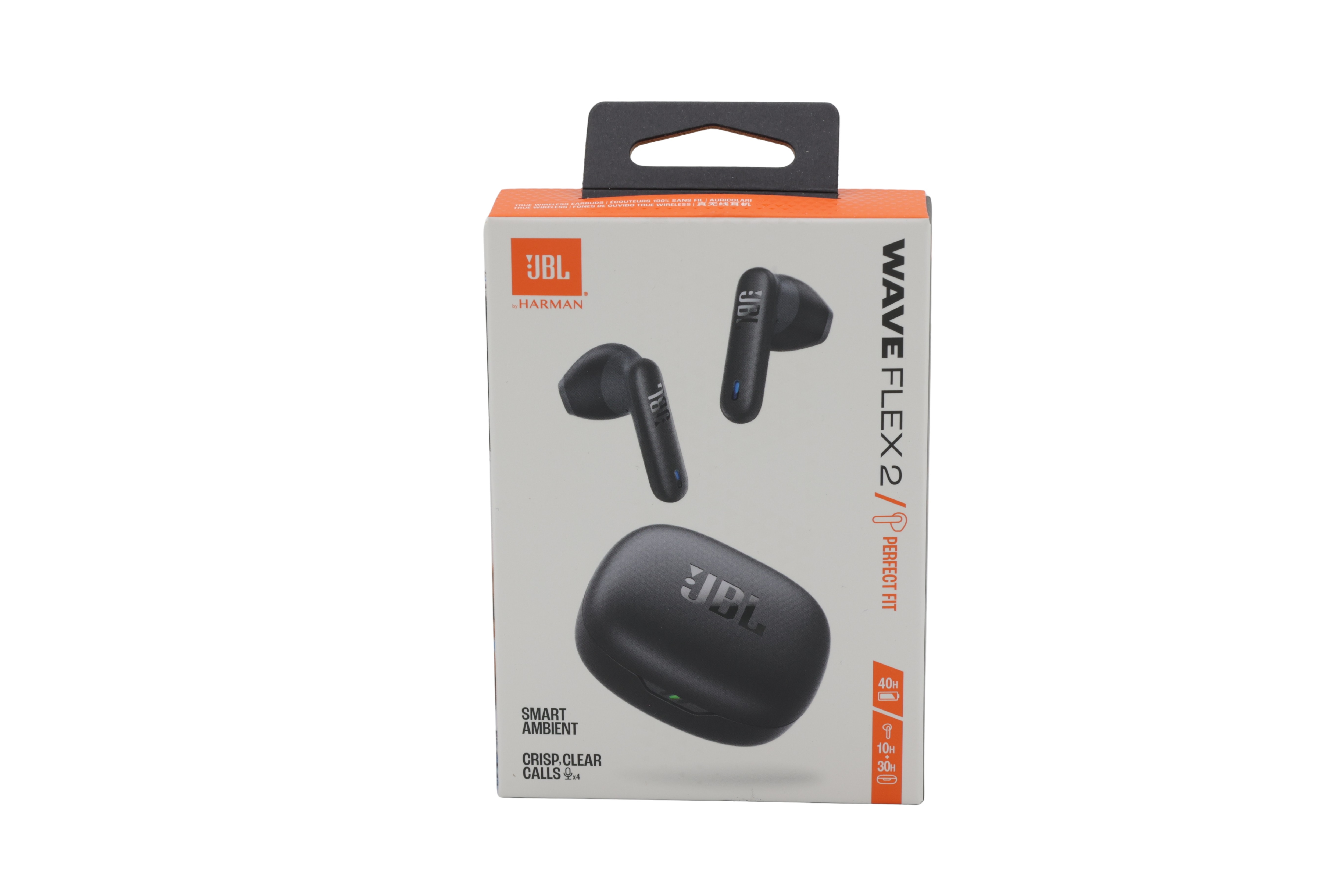 JBL Wave Flex 2, Langattomat Bluetooth-kuulokkeet, musta