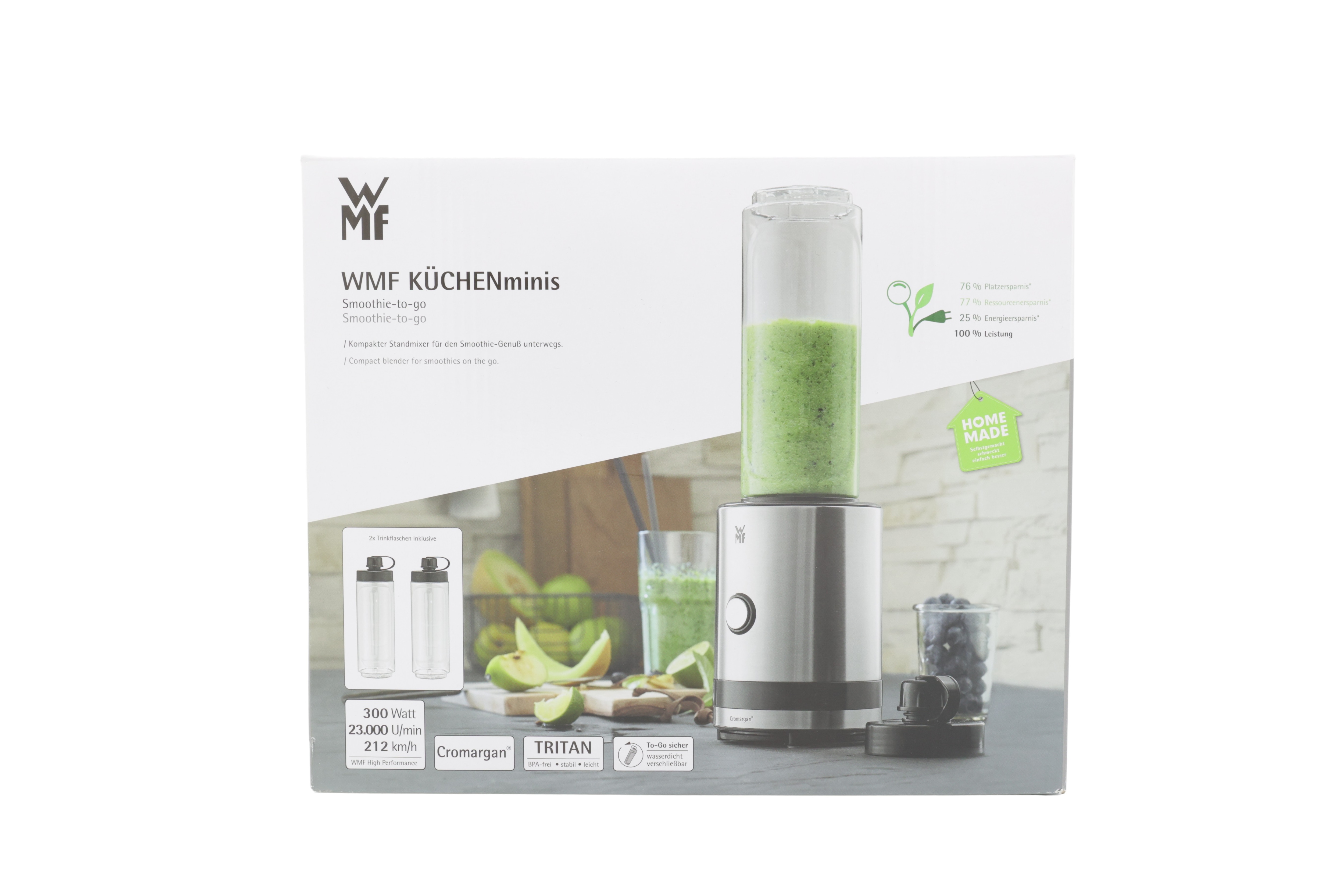 WMF 6130245337 KÜCHENminis Smoothie-to-go, minisekoitin