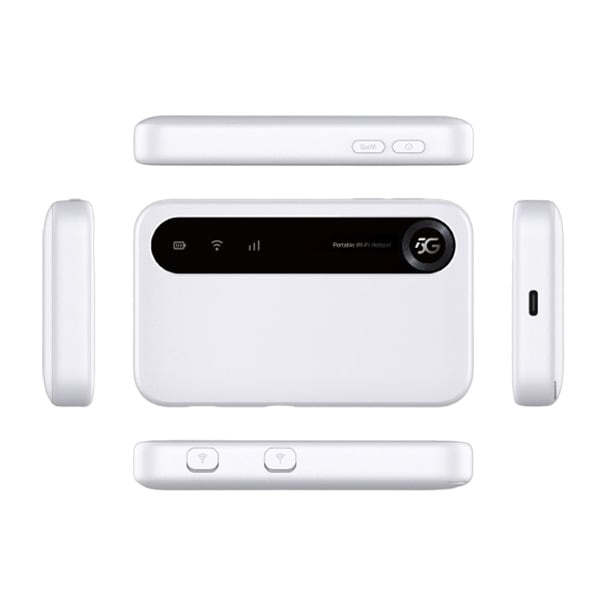 ZTE U50 mobiili hotspot-reititin 5G WIFI - valkoinen