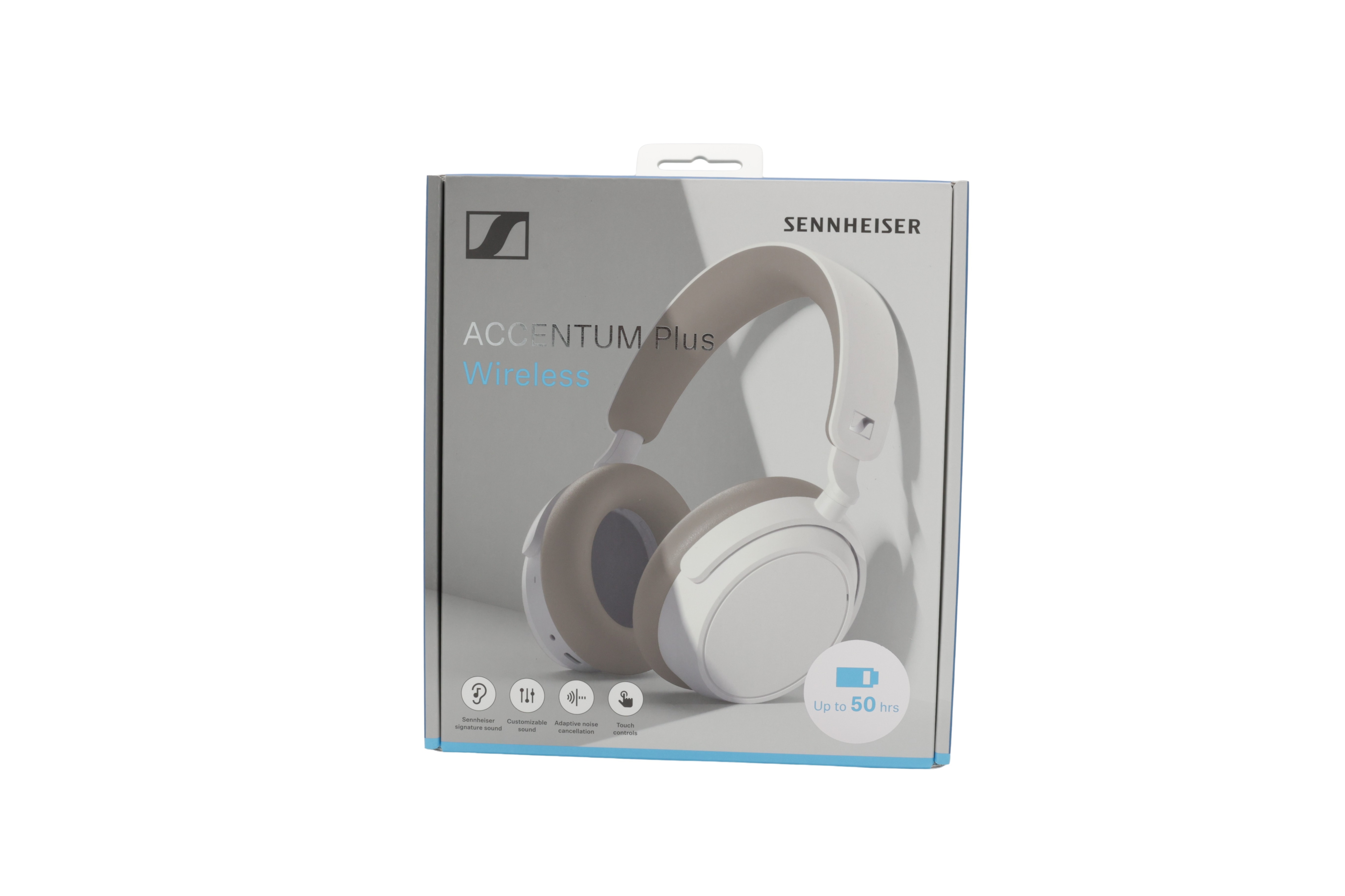 Sennheiser ACCENTUM PLUS, langattomat kuulokkeet ANC, valkoinen, langattomat, langattomat, langattomat