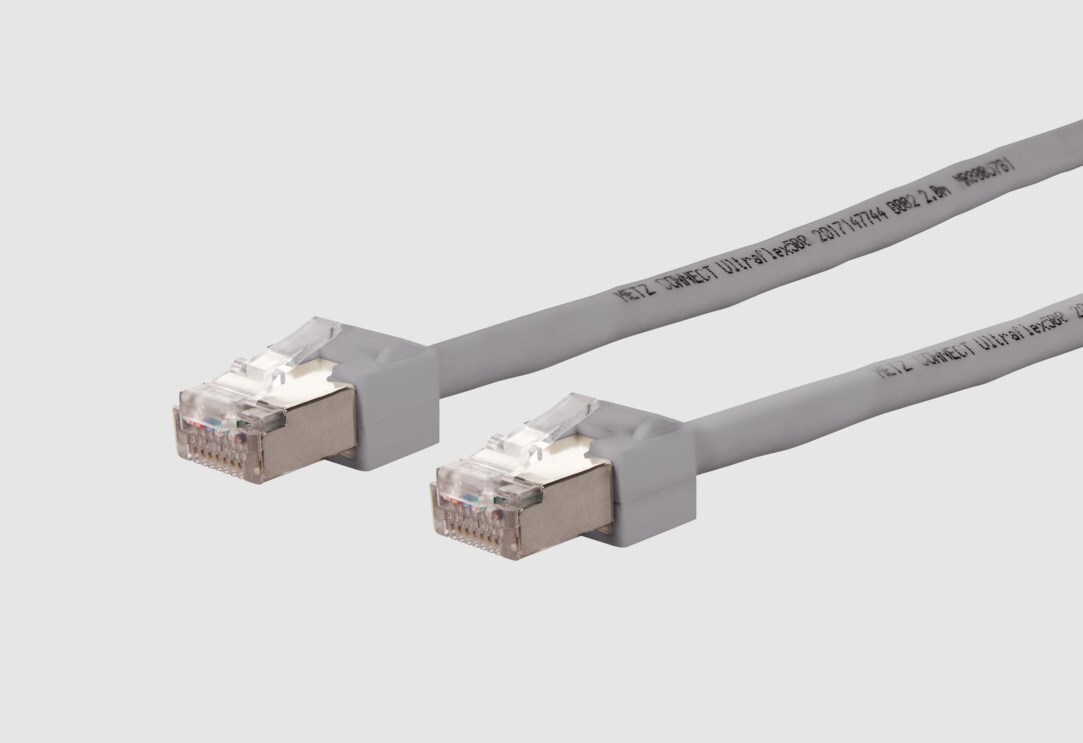 METZ CONNECT patch-kaapeli Cat.6 Ultraflex500 VoIP AWG 26 10,0 m harmaa