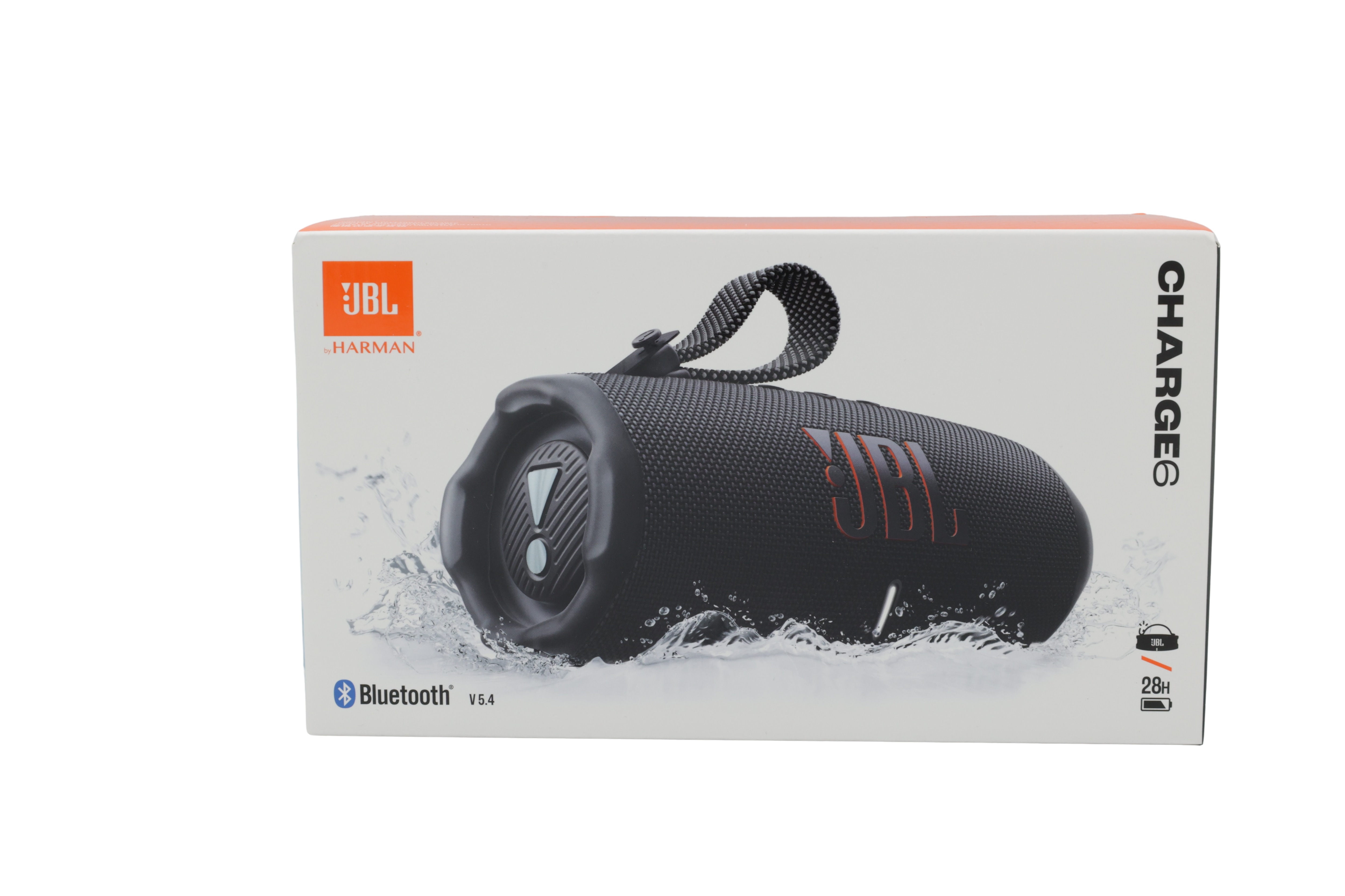 JBL Charge 6, kannettava Bluetooth-kaiutin, musta