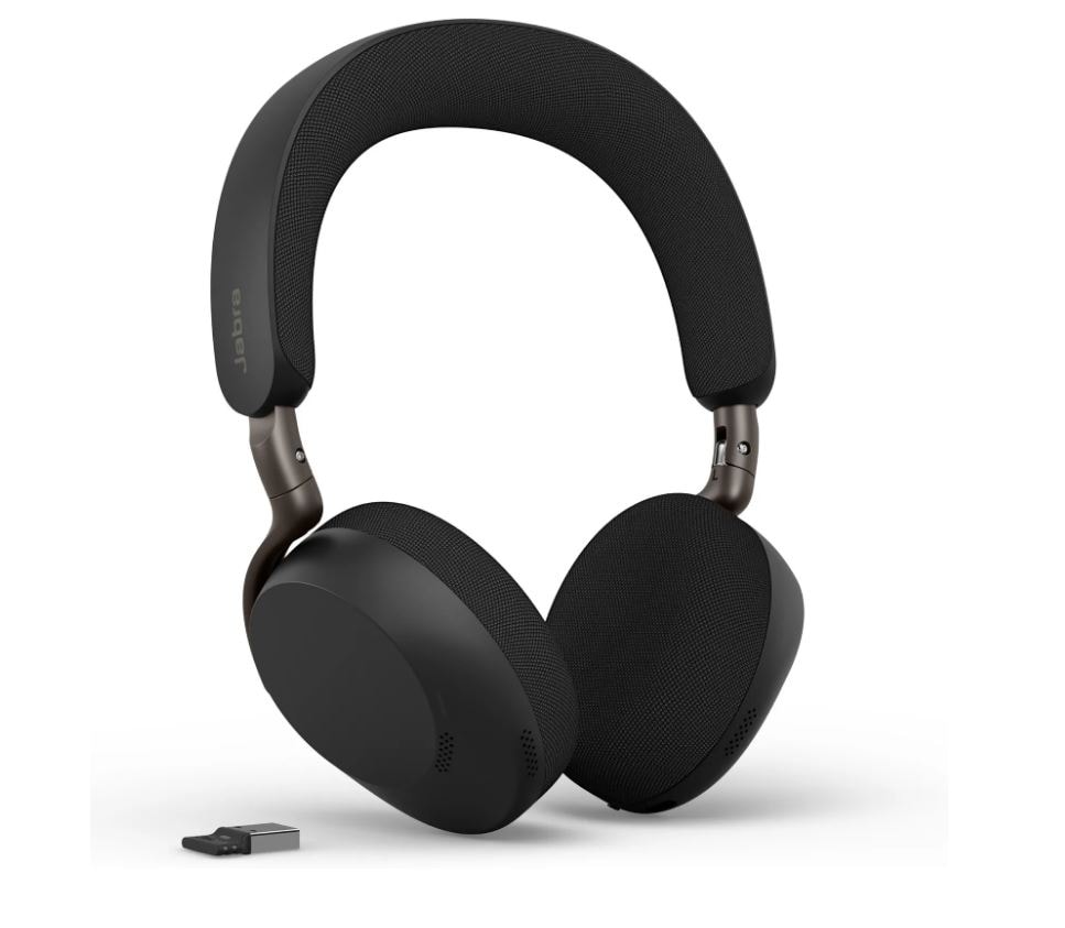 Jabra Evolve3 75 UC Stereo musta Link 390a:n kanssa
