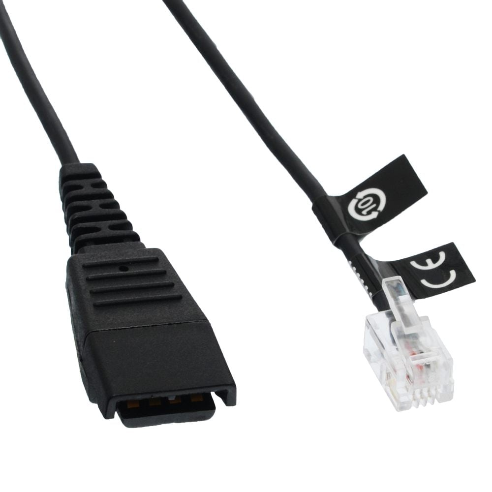 Jabra Kaapelin reuna QD-RJ10, spiraali, 0,5m